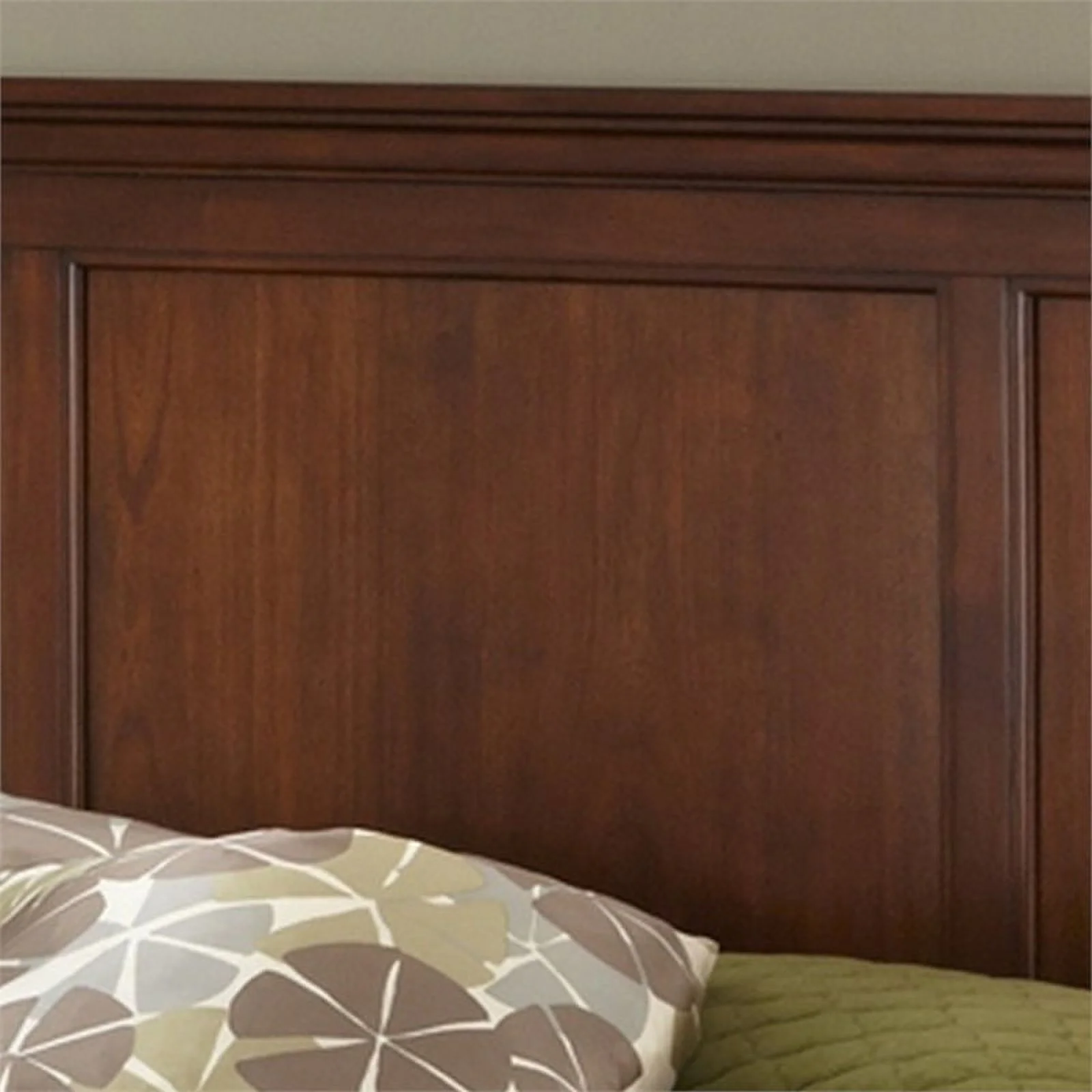 Bowery Hill Traditional Wood King Headboard in Brown