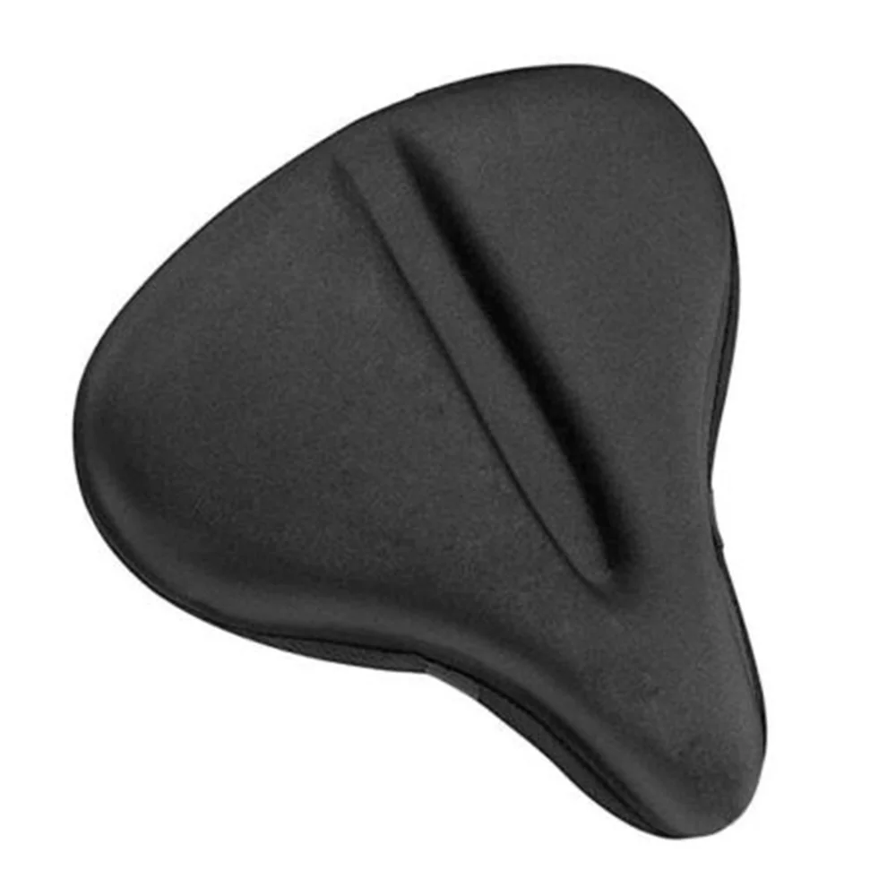Silicone Bike Seat Cushion Cover for Large Wide Bike Saddle Pad