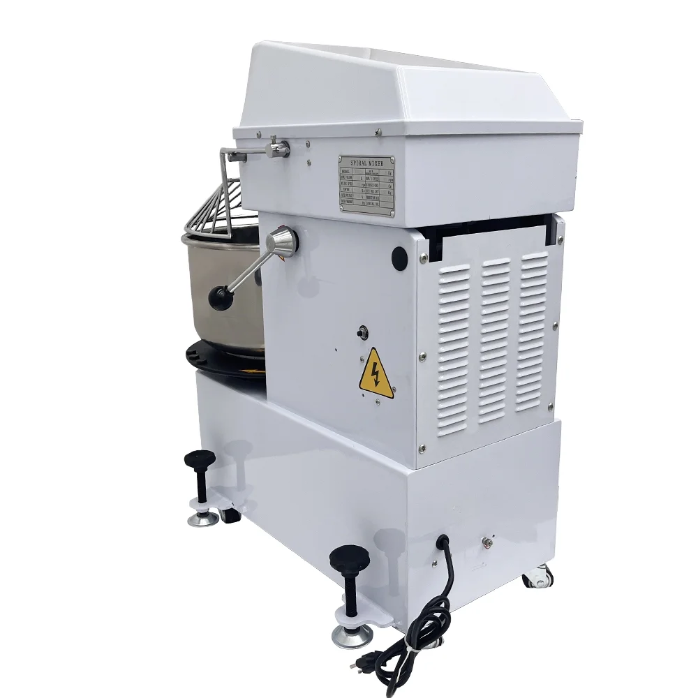 INTBUYING 20L Electric Dough Mixer Dual Rotating Dough Kneading Machine with Detachable Stainless Steel Bucket