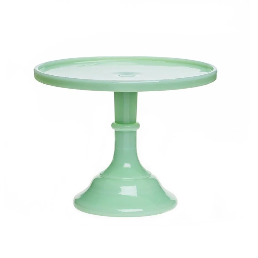 Mosser Glass 4-Tier Cake Plates Set | Jade