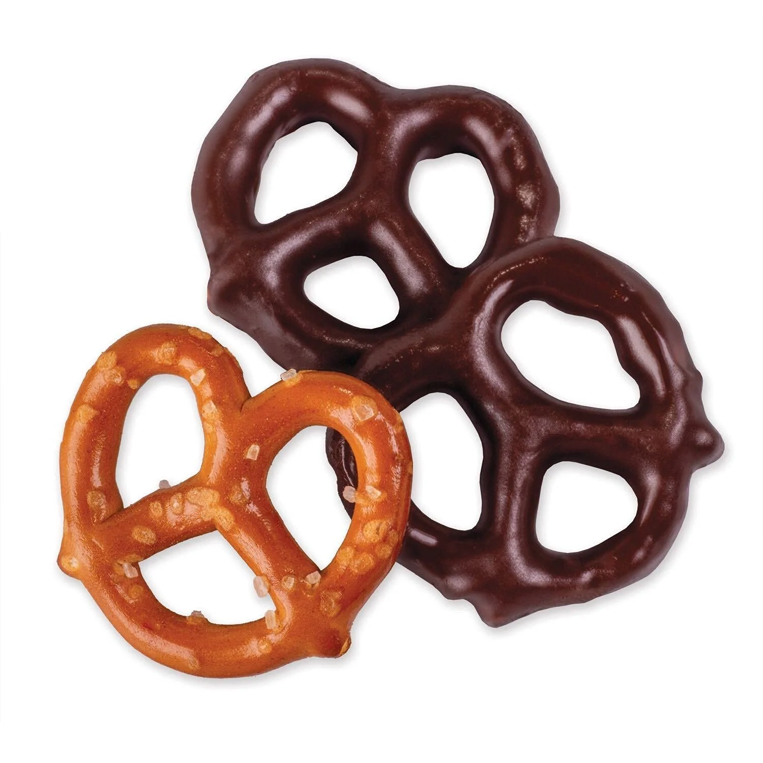 Liberty Bell Dark Chocolate Covered Pretzels, Mini Pretzels Dipped in Dark Chocolate, 12 Ounce Bag (2 Pack)