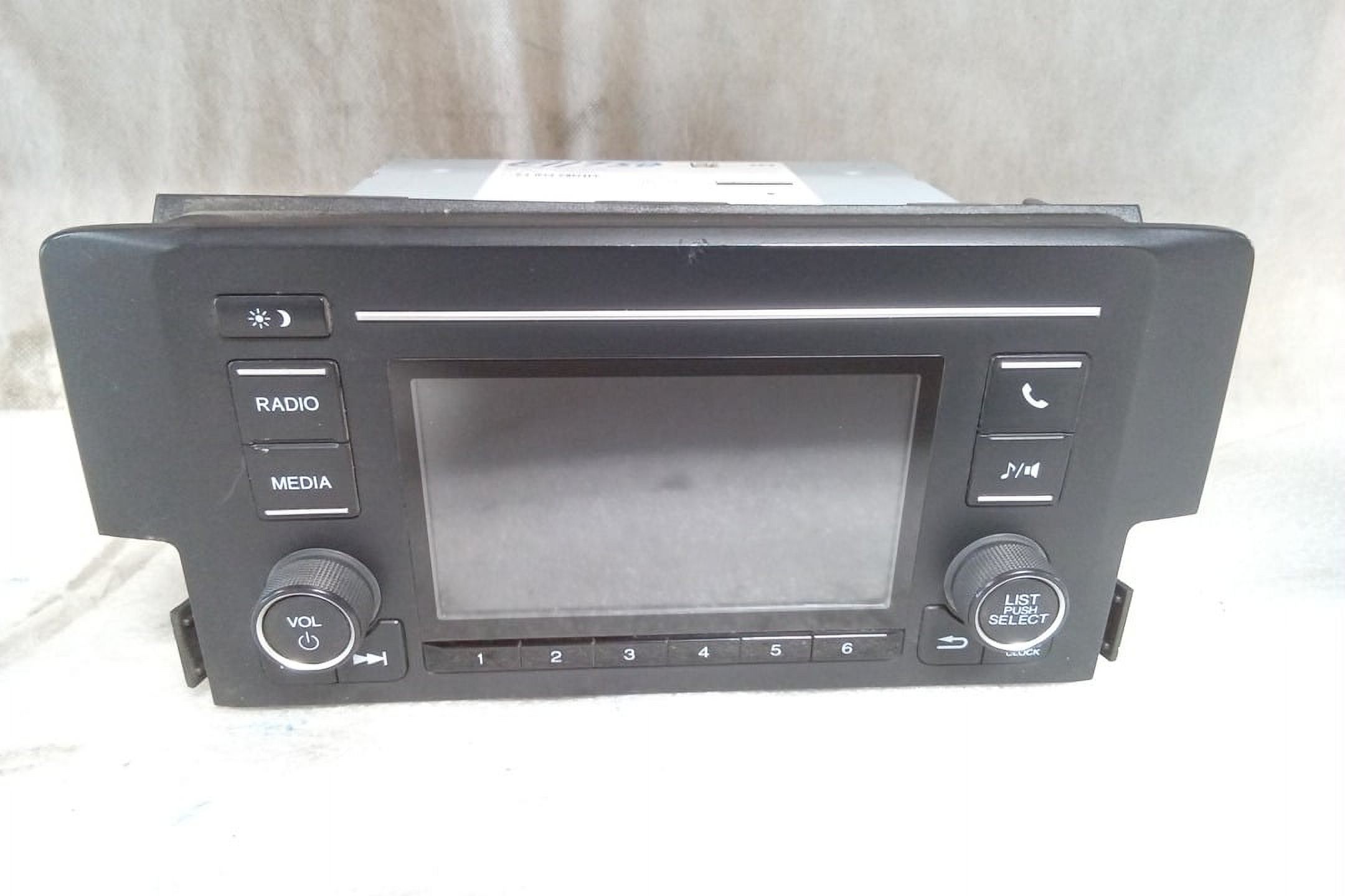 Pre-Owned 2019 Honda Civic LX Sedan Display and Receiver 39100TBAA41 OEM LKQ (Good)