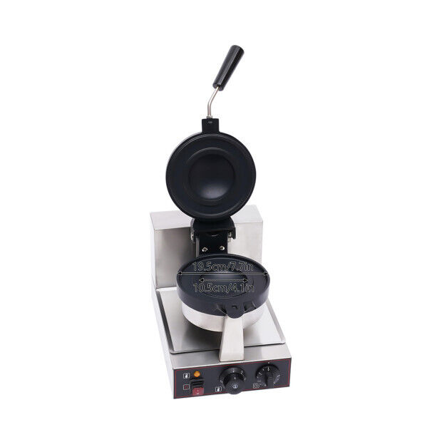 ZhdnBhnos 110V 1000W Electric Burger Maker Machine Baker Panini Hamburger Press Baking Machine Non-stick Waffle Maker Stainless Steel
