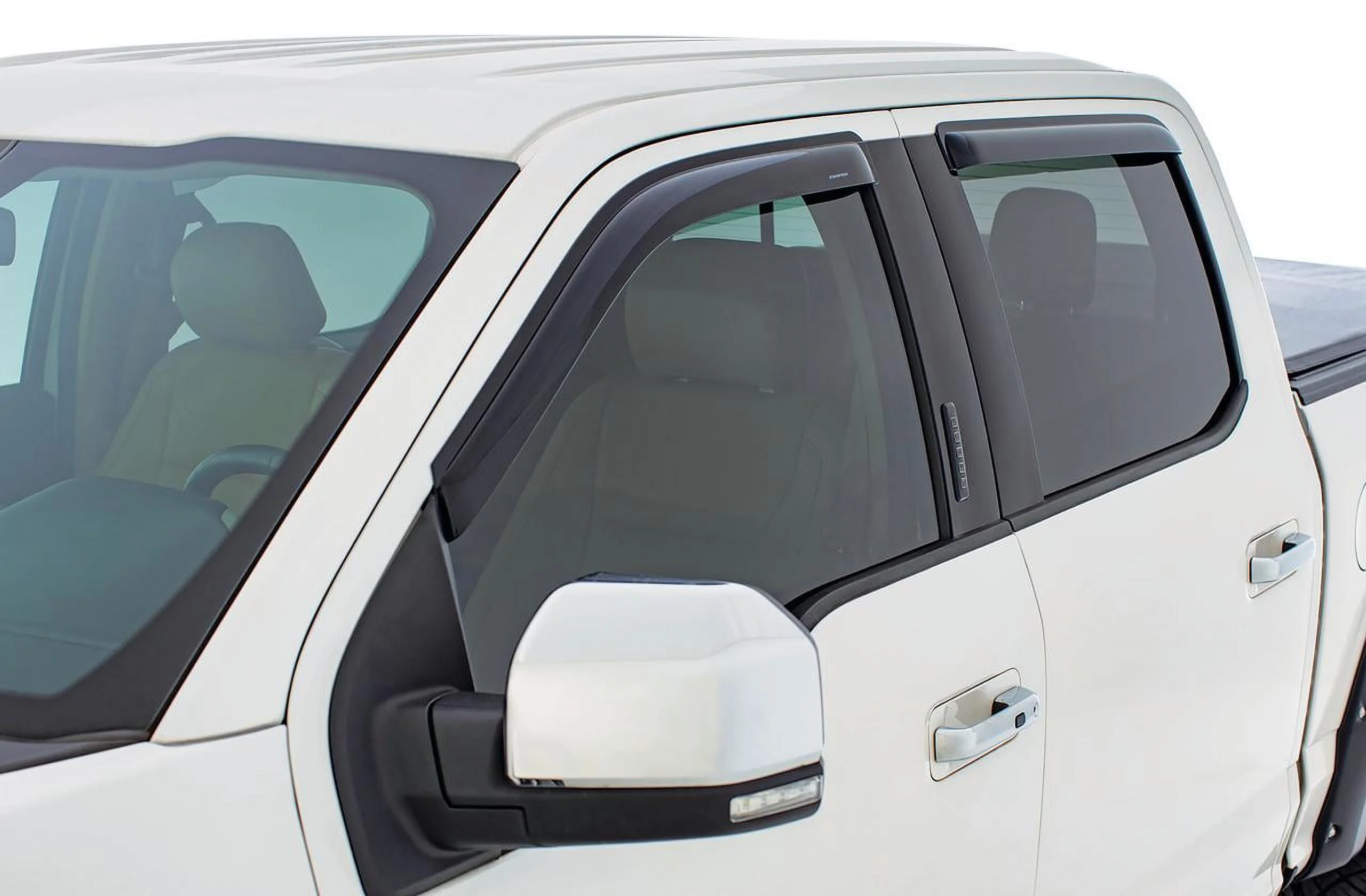 Stampede by RealTruck Tape-Onz Sidewind Deflectors Compatible with 2009-2013 Nissan Rogue-Smoke, 4 Pcs. |6442-2