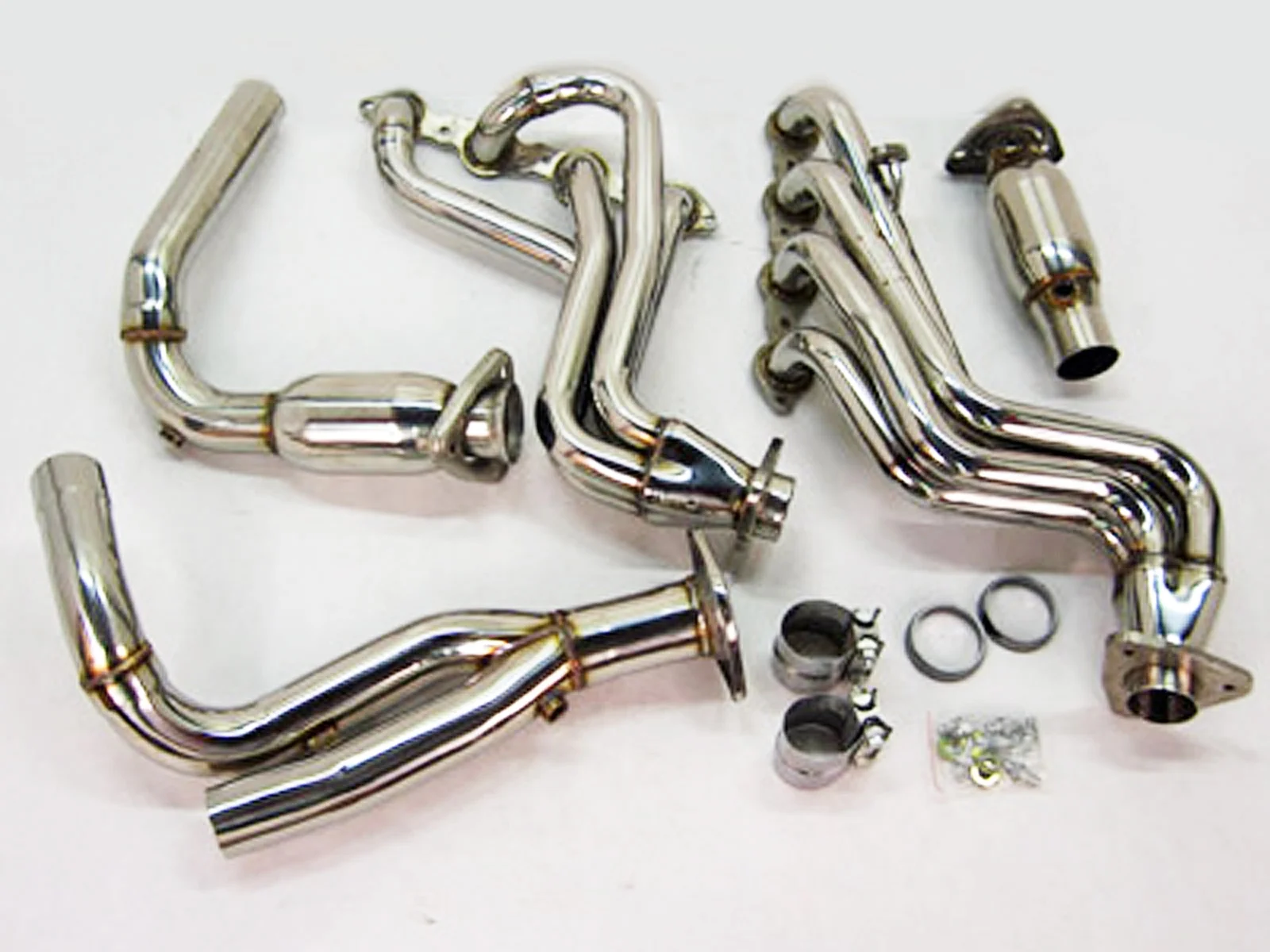 Long Tube Header Fits 99 to 05 Chevy/GMC 1500 Pick Up LT/LS 4.8L/5.3L 2WD/4WD By OBX
