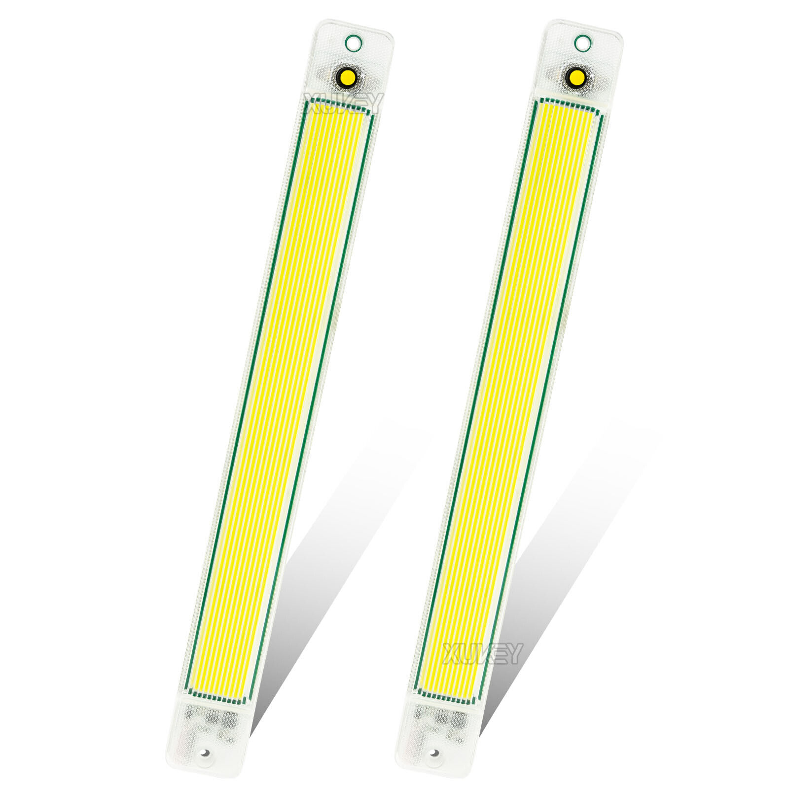 2x 12-24VTrailer Camper Caravan RV Roof Ceiling Dome Interior Light Bar Strip