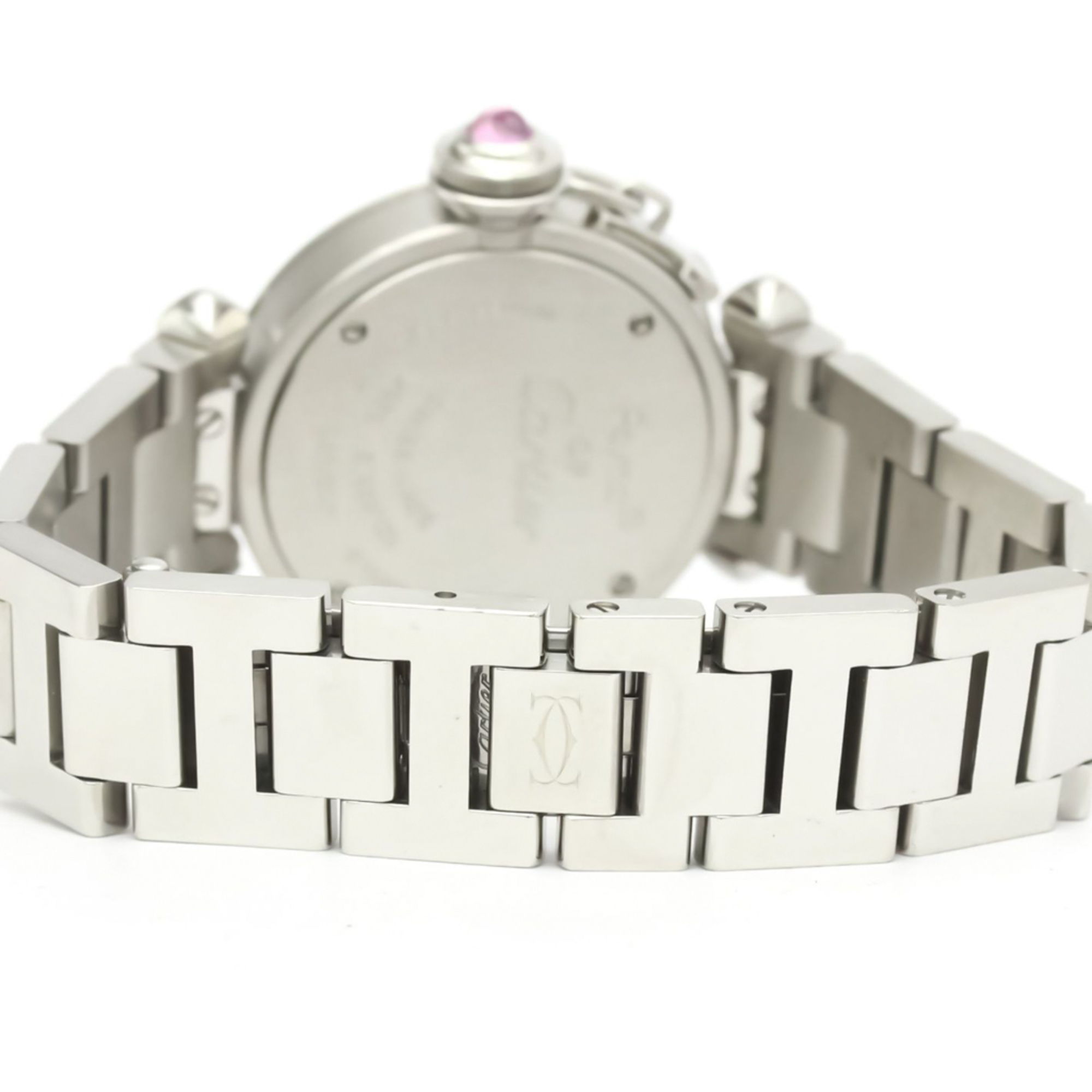 Used Cartier Miss Pasha Quartz Stainless Steel Women's Dress Watch W 314 0008