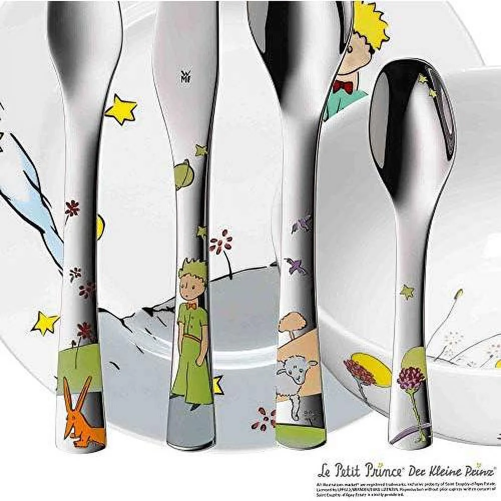 Children Crockery-Set 6-Pieces The Kleine Cromargan 18/10 Stainless Steel Brushed Suitable From 3 Years