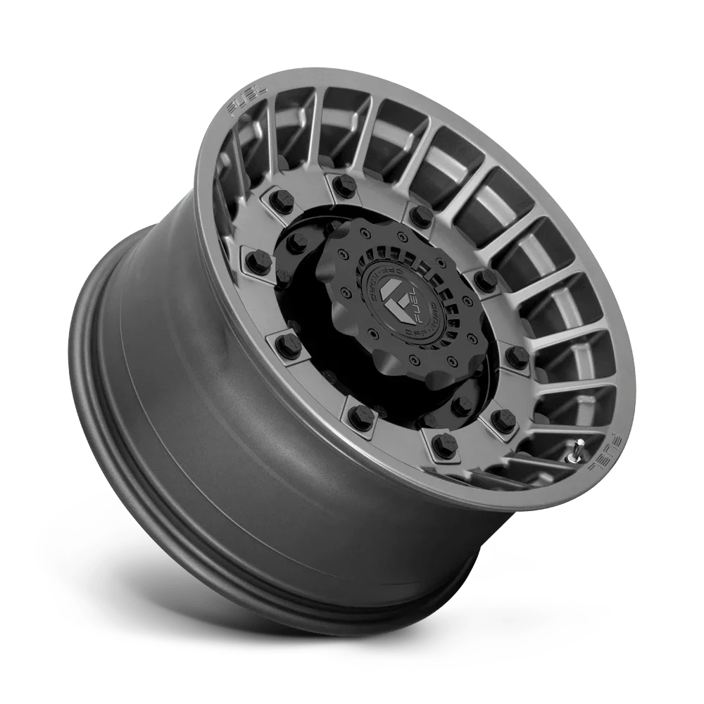 Fuel 1PC Aluminum Rim D726 MILITIA 20X10in Matte Anthracite And Black Finish, D72620001747