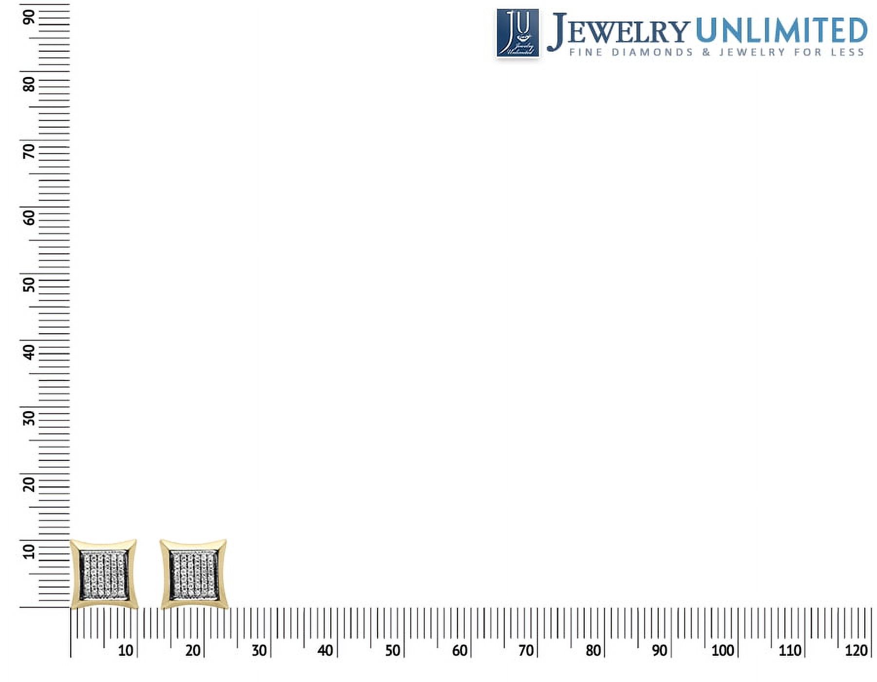 10K Yellow Gold Diamond Kite Earrings (0.25ct)