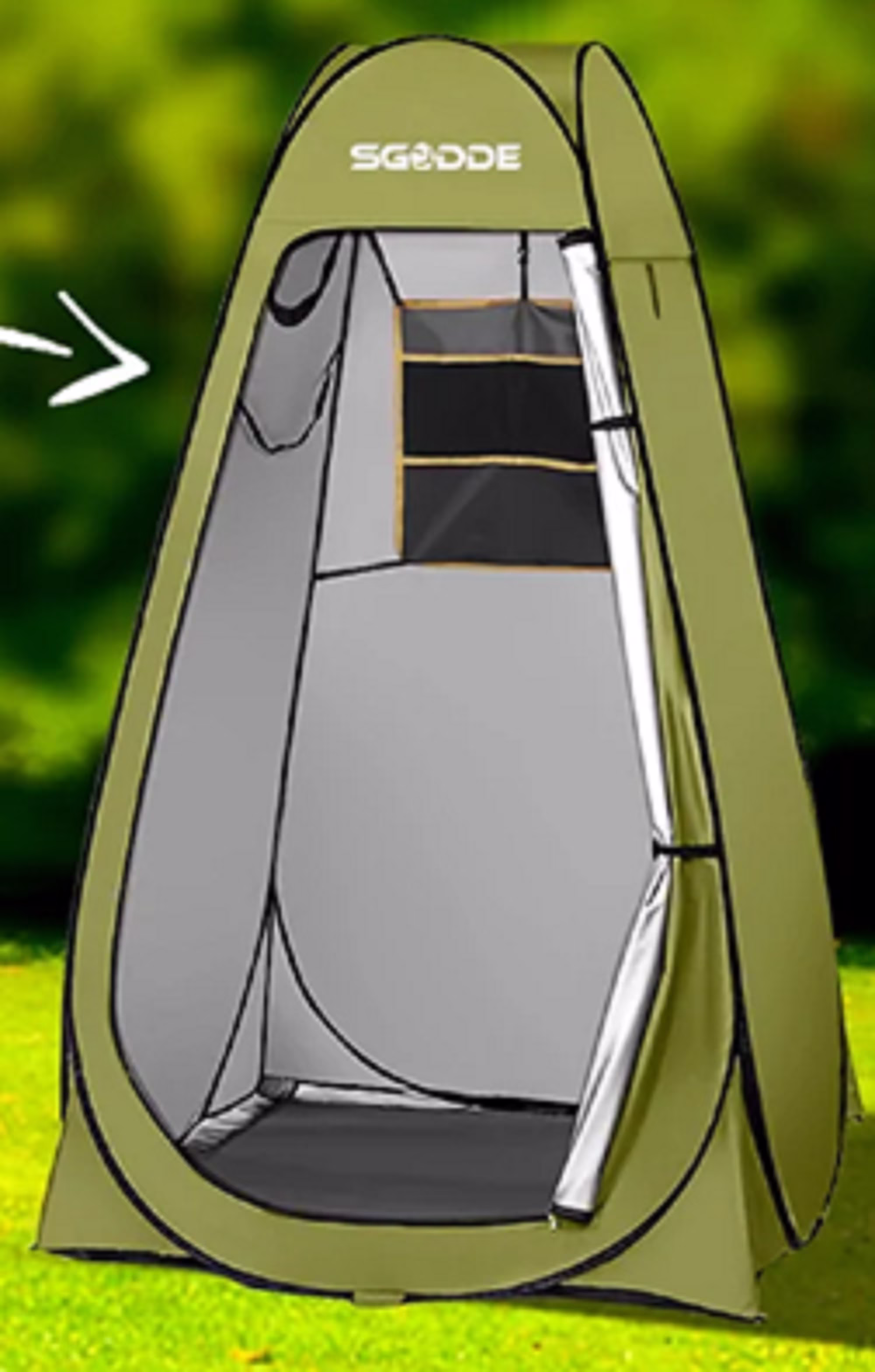 Magazine Mountain Potable Privacy Tent - Green