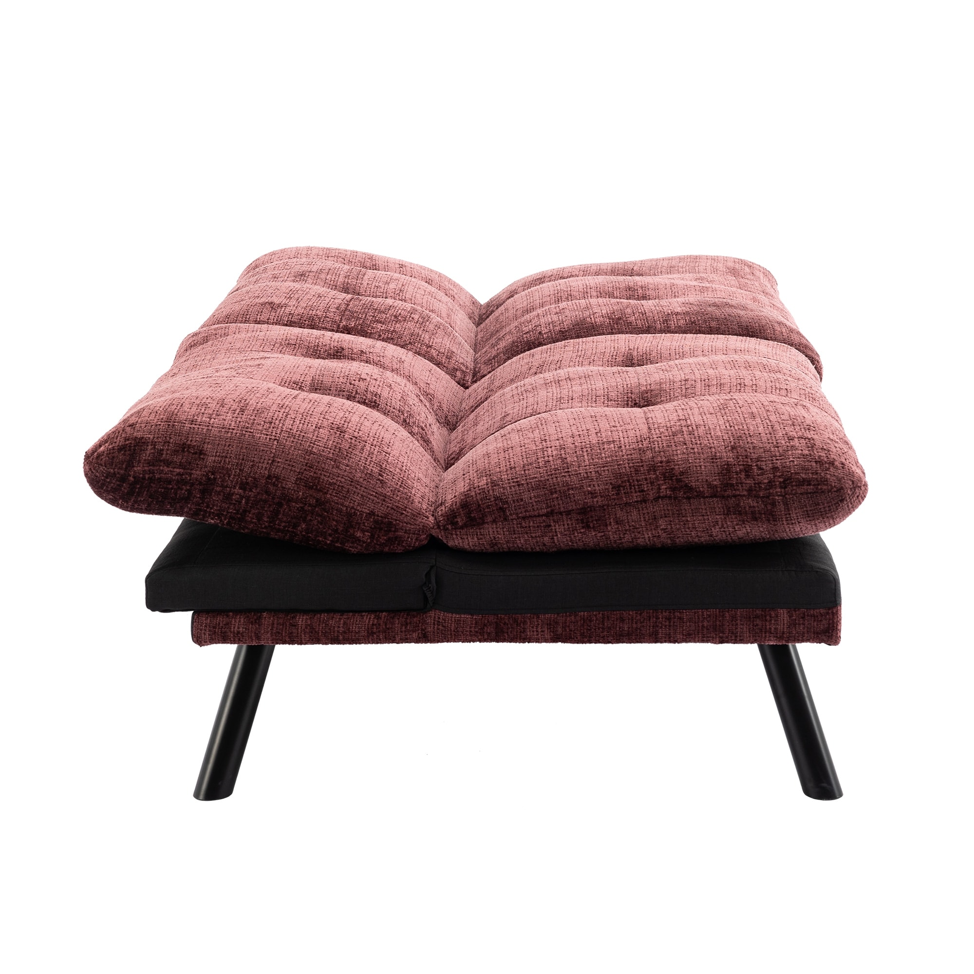 Convertible Sofa Bed Loveseat Futon bed WINE RED
