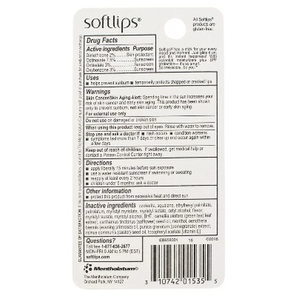 Softlips Lip Balm with Spf 20 - Raspberry