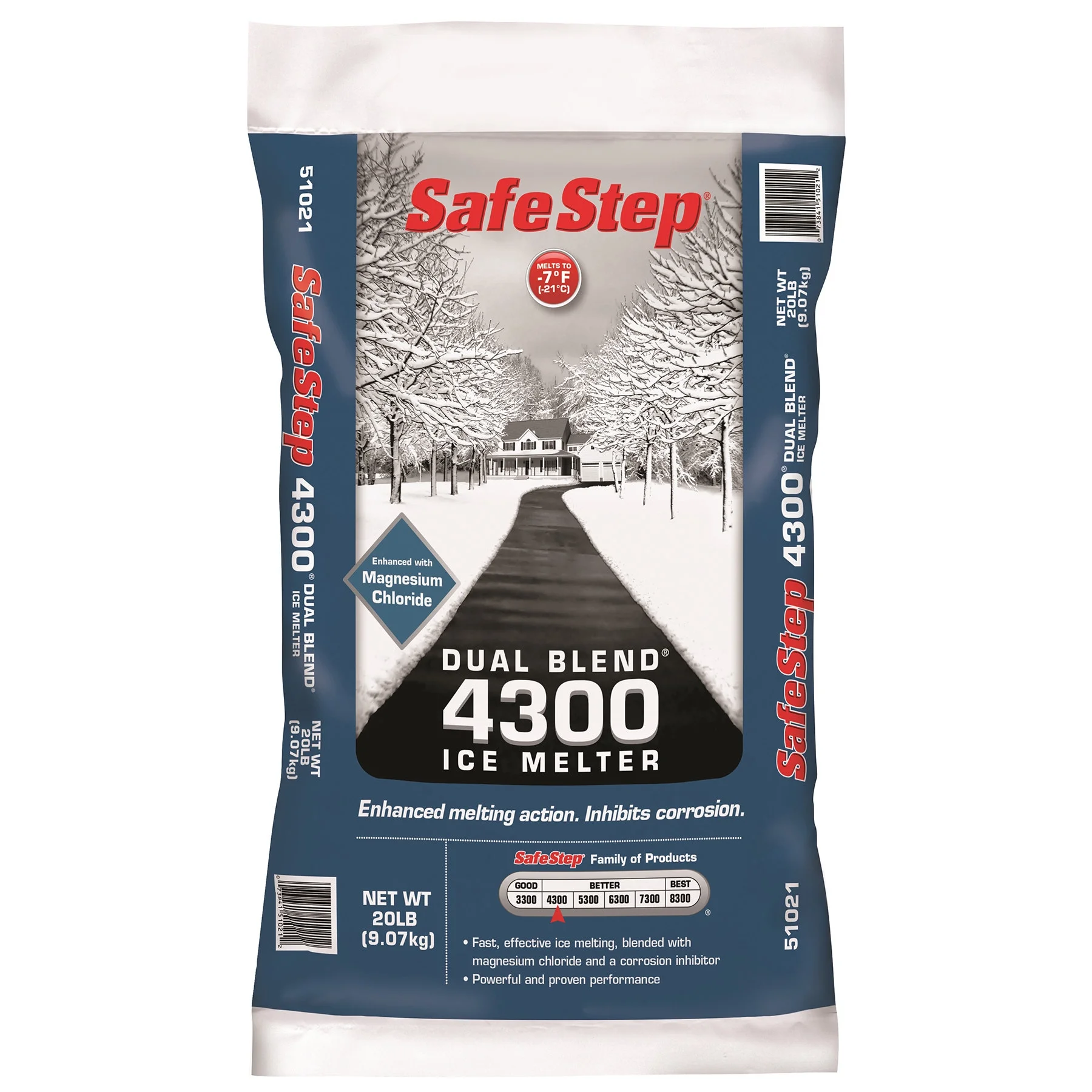 Compass Minerals America 51021 20 lbs Ice Melt Dual Blend