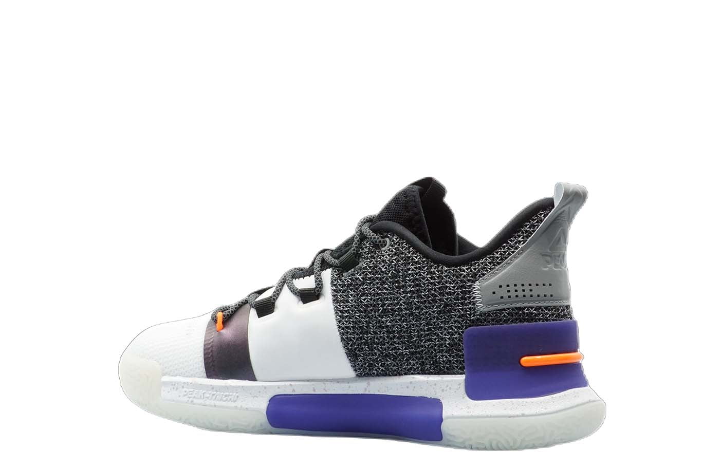 [E94451] Mens Peak Taichi Flash Lou Williams Team White Purple Basketball Shoes - 7