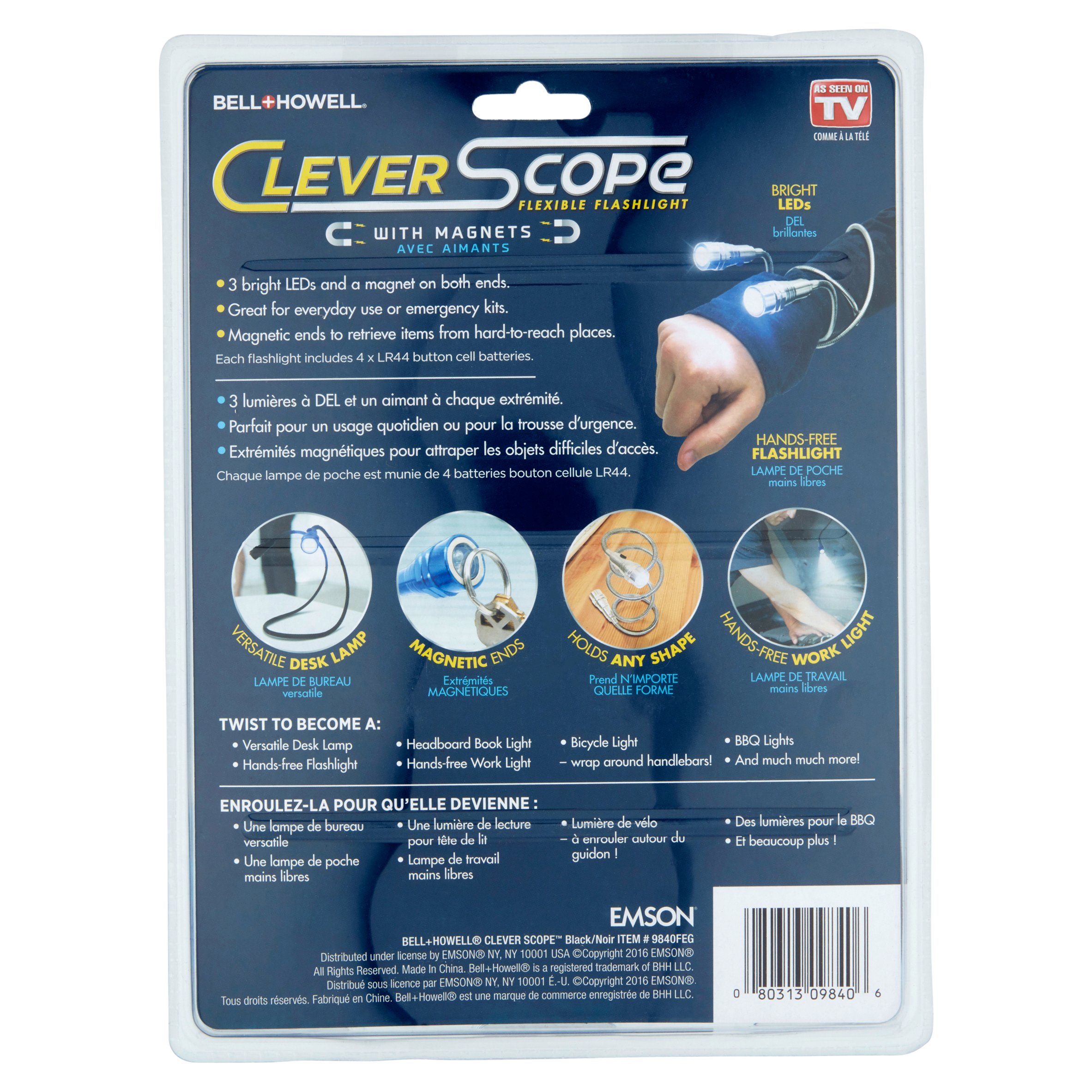 Bell + Howell Clever Scope Flexible Flashlight