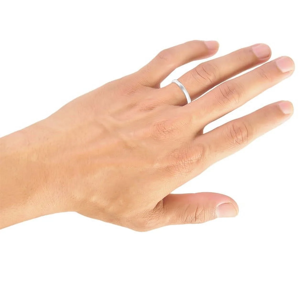 Keepsake 14kt White Gold Wedding Band, 3mm