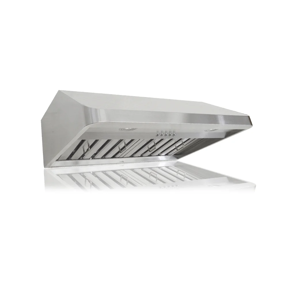 KOBE CHX9136SQB-1 Brillia 36-inch Under Cabinet Range Hood, 3-Speed, 680 CFM, LED Lights, Baffle Filters