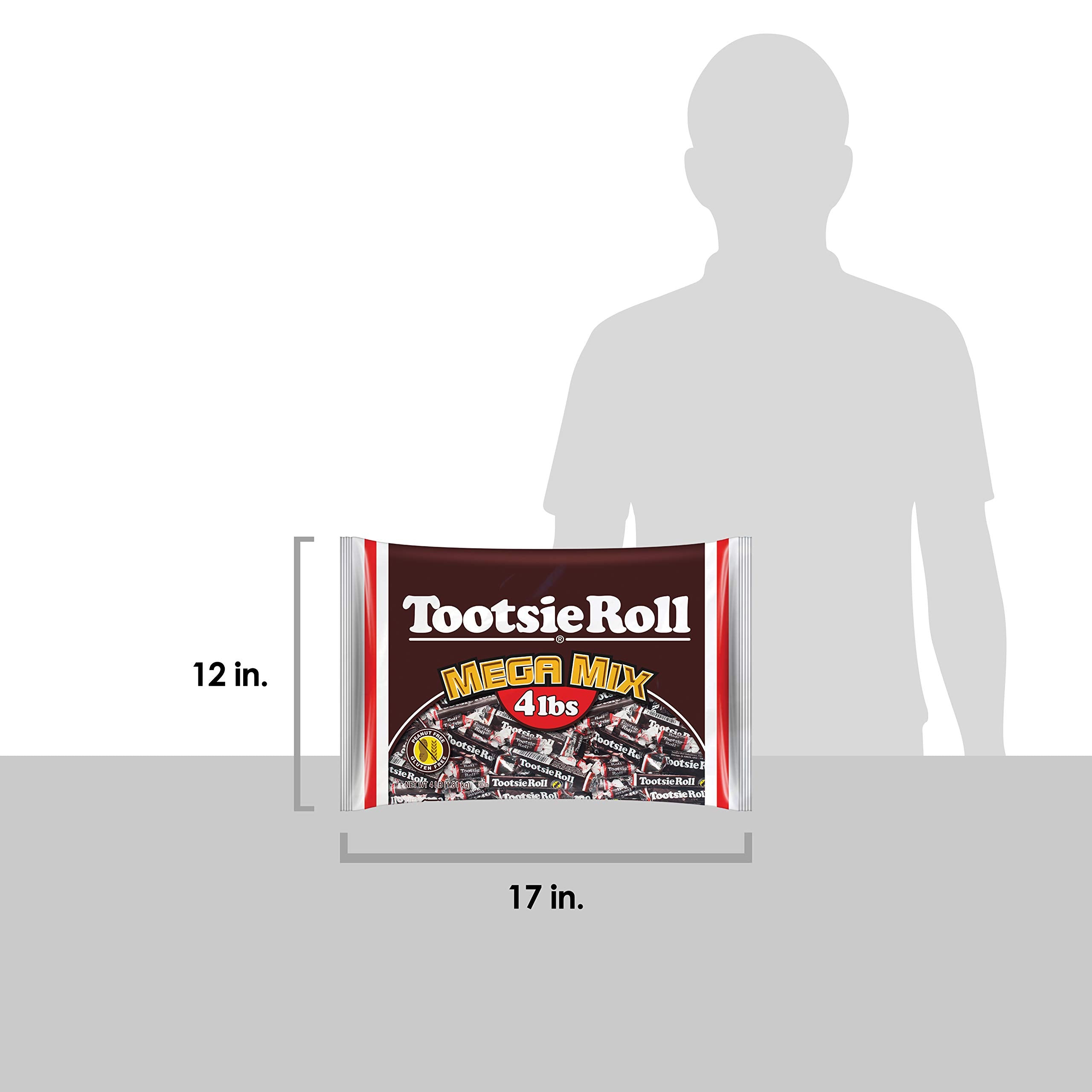 Tootsie Roll Tootsie Roll Candy, 4 lb