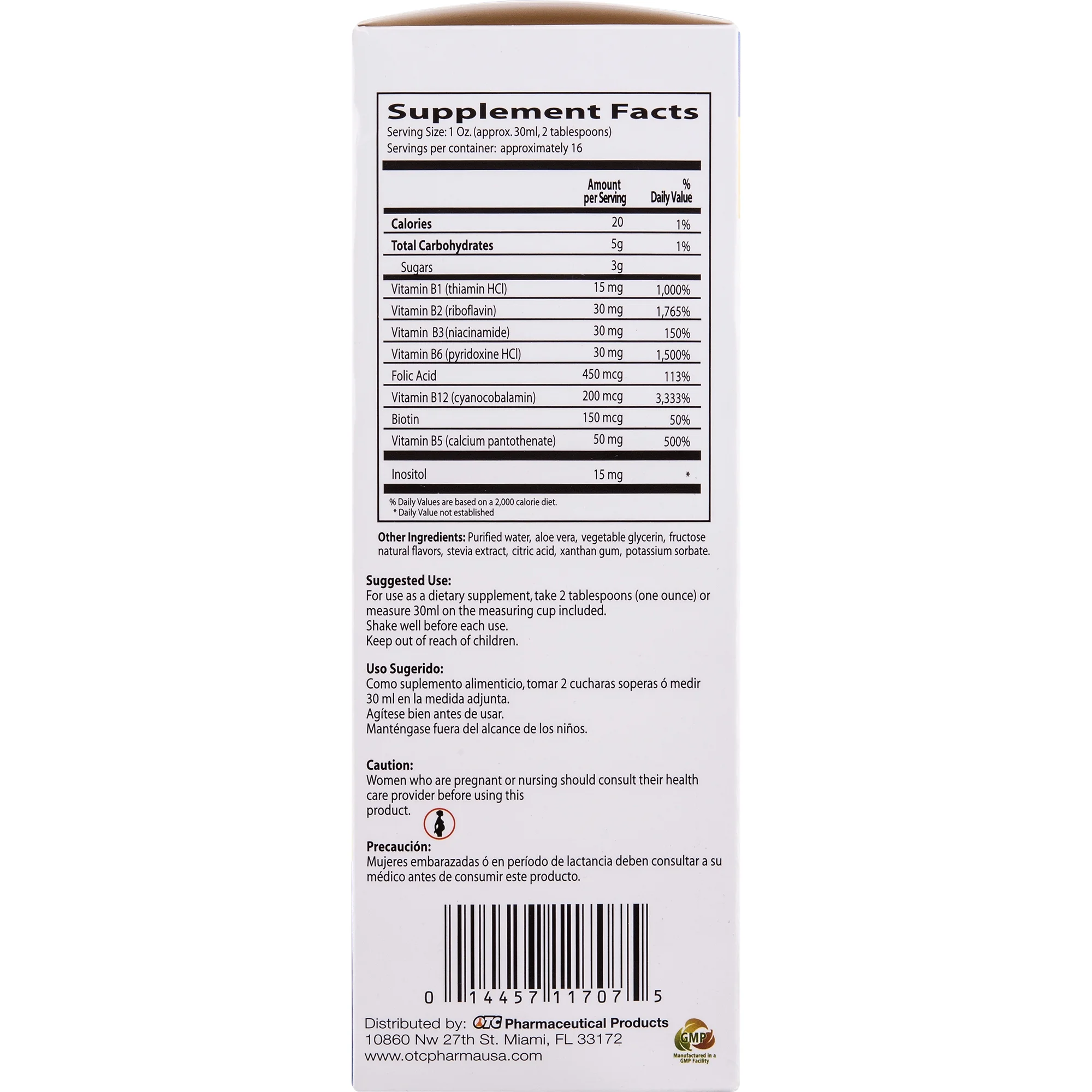 Neurobion B12 Complex Liquid Metabolism and Energy Supplement, 16 fl oz