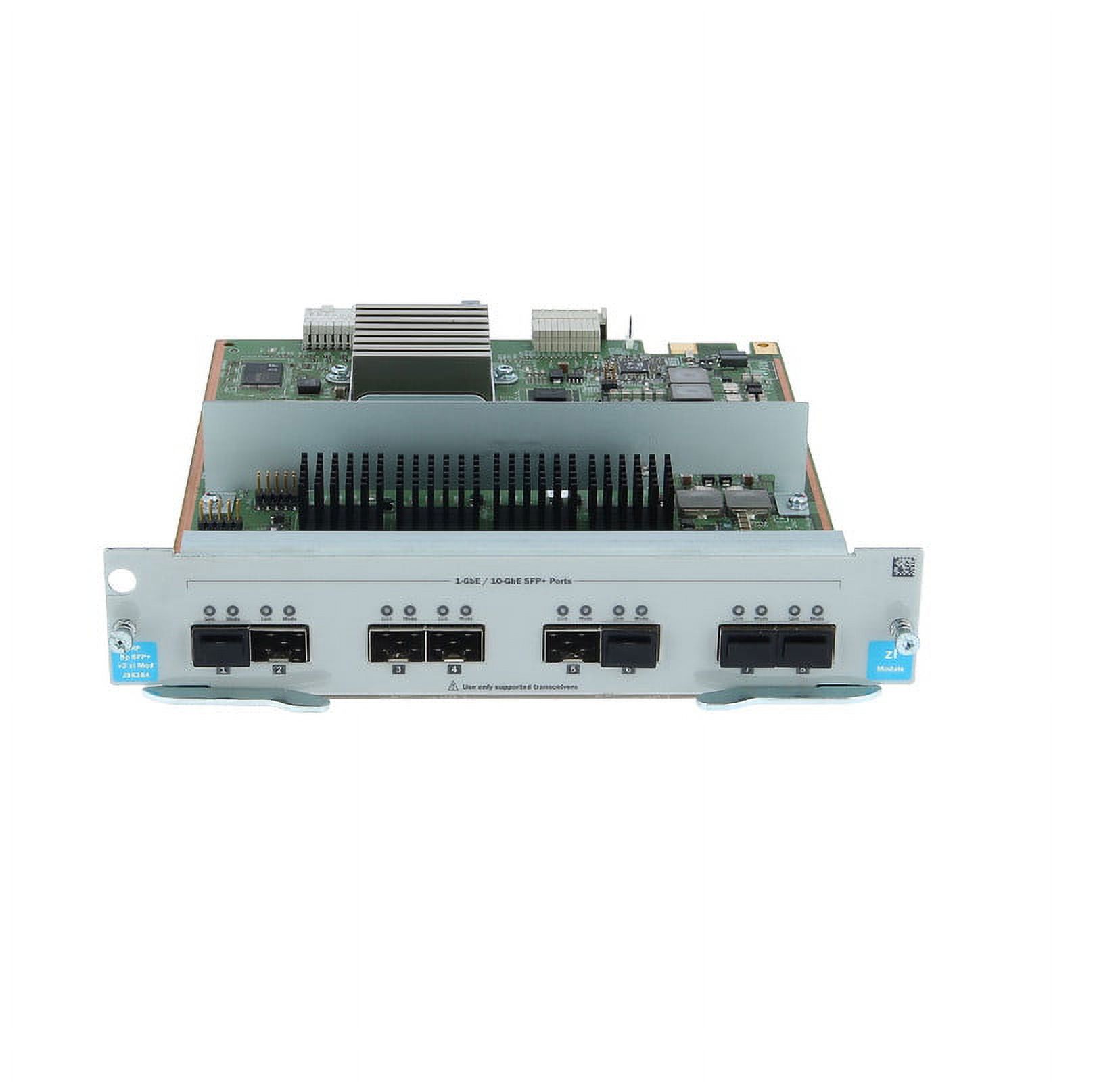 Used HP J9538A 10GbE SFP+ v2 zl Expansion Module 8 Ports E5400/E8200 zl 1 x Expansion Slot 10 Gigabit Ethernet Networking Switches 1 Year Warranty