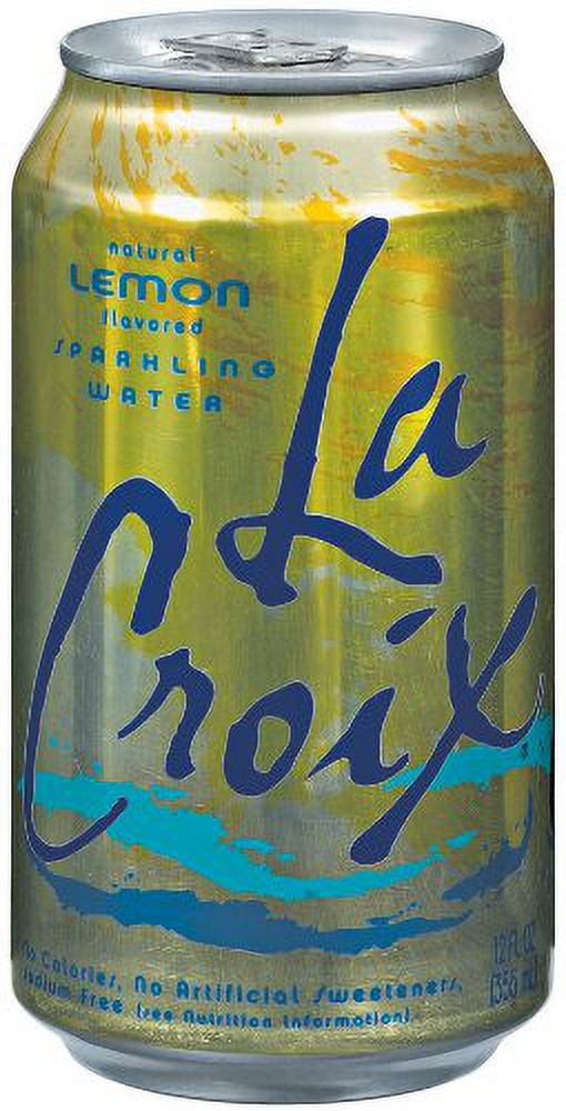 Sparkling Water, Lemon, 12 Fl Oz (Pack Of 24)24
