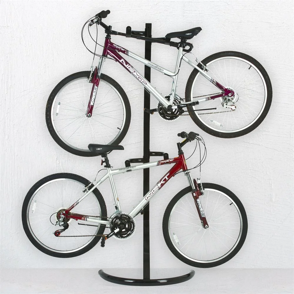 2-Bike Garage Wall Indoor Bicycle Storage Rack Stand