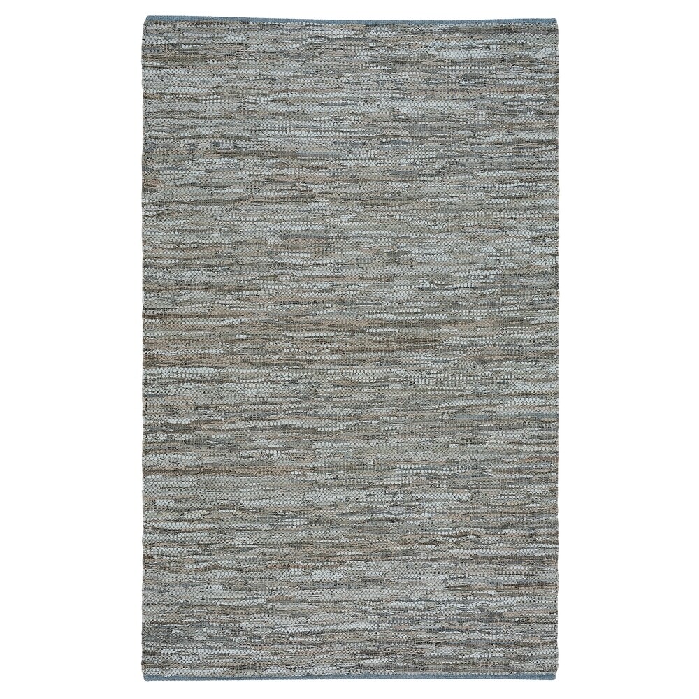 Capel Rugs Zions View Casual Reversible Flat Woven Rugs Lt. Grey 5' x 8' Latex Free Reversible 5' x 8' Living Room, Dining Room Cabin & Lodge