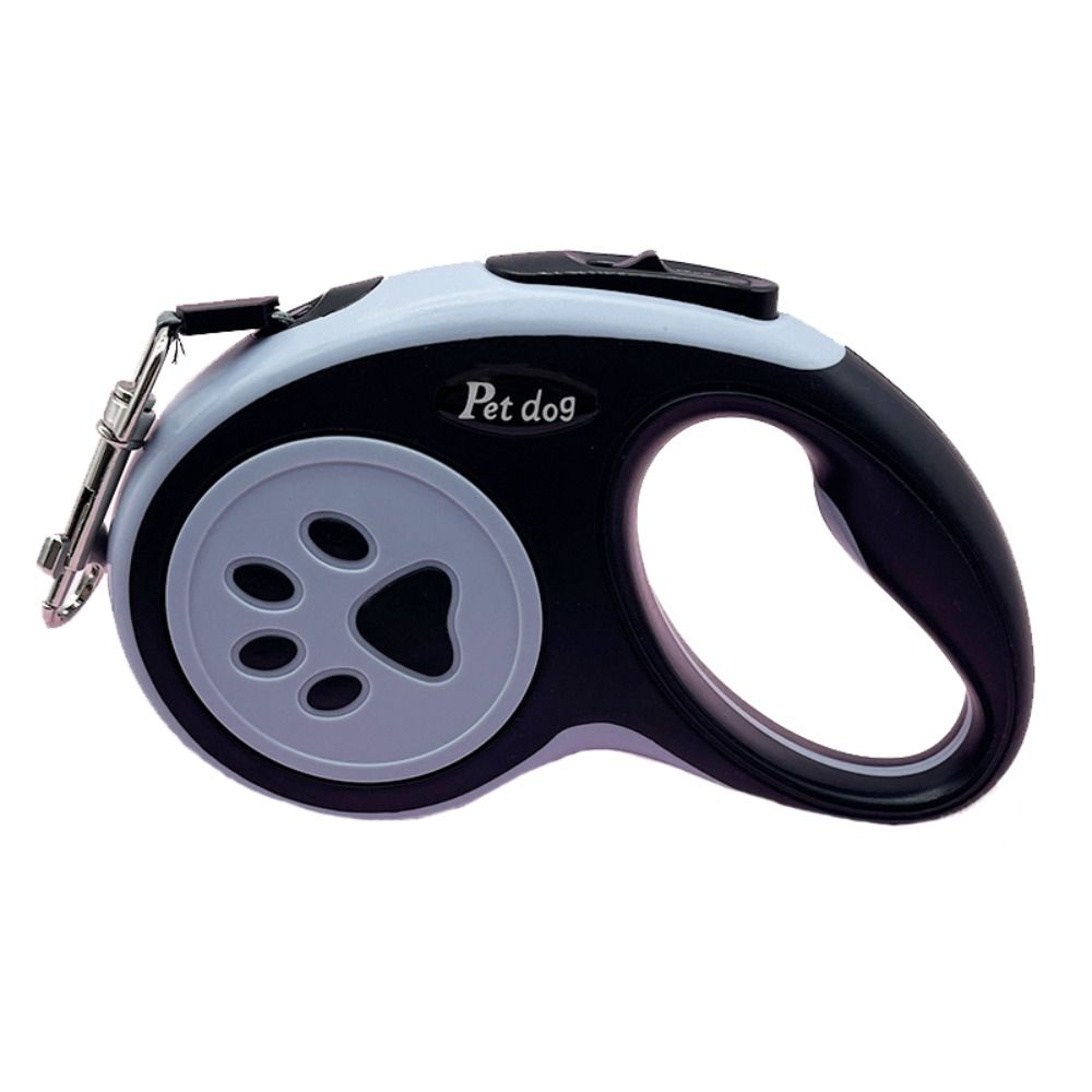 Durable Medium Large Dogs Nylon Walking Running Safety Rope Automatic Pet Lead Dogs Strap Dog Leash BLACK