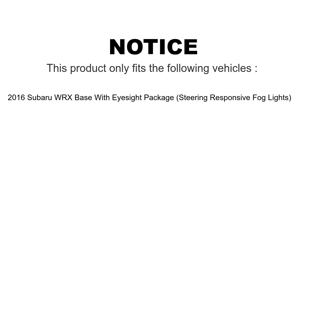 Transit Auto - Front Rear Disc Brake Rotors And Semi-Metallic Pads Kit For 2016 Subaru WRX Base With Eyesight Package (Steering Responsive Fog Lights) K8S-103507