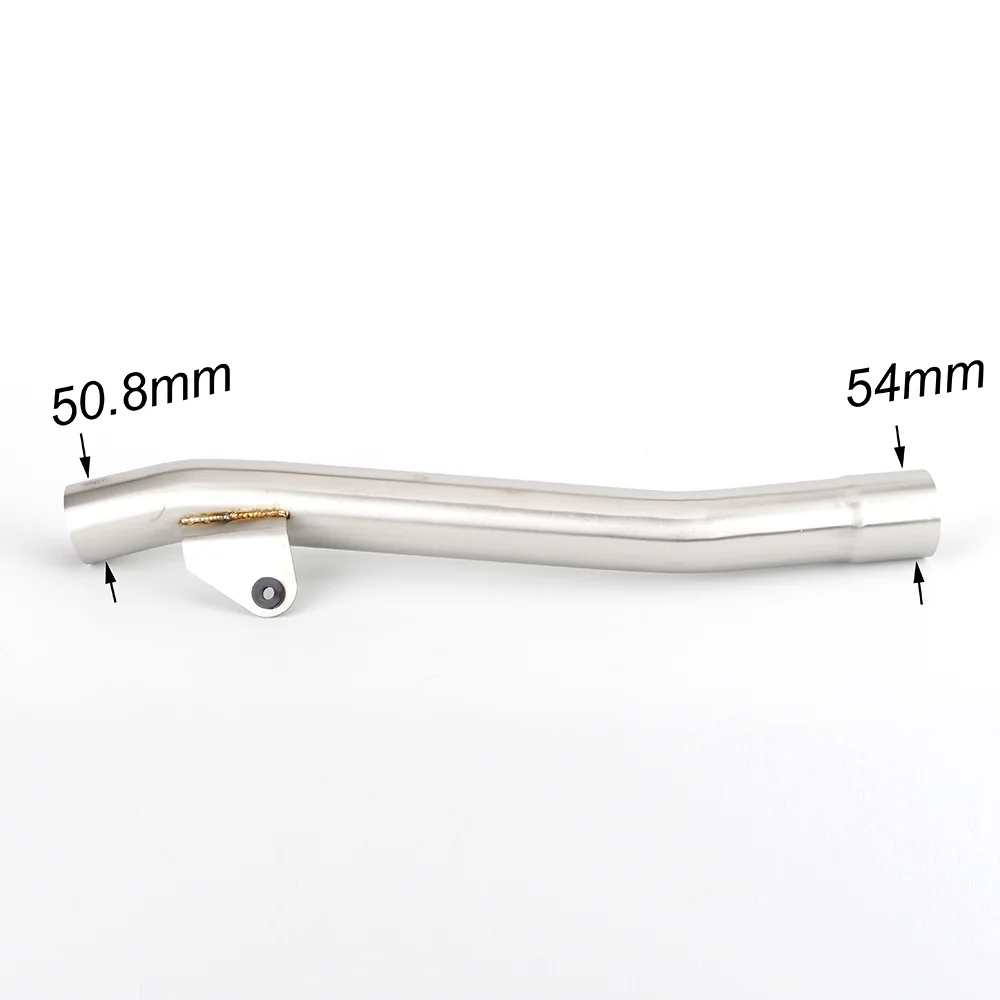 XLYWKJ For Suzuki GSF600 Bandit 1995-2006 / GSF1200 Bandit 1996-2006 Motorcycle Exhaust Pipe Muffler Middle Link Pipe, 1-Set