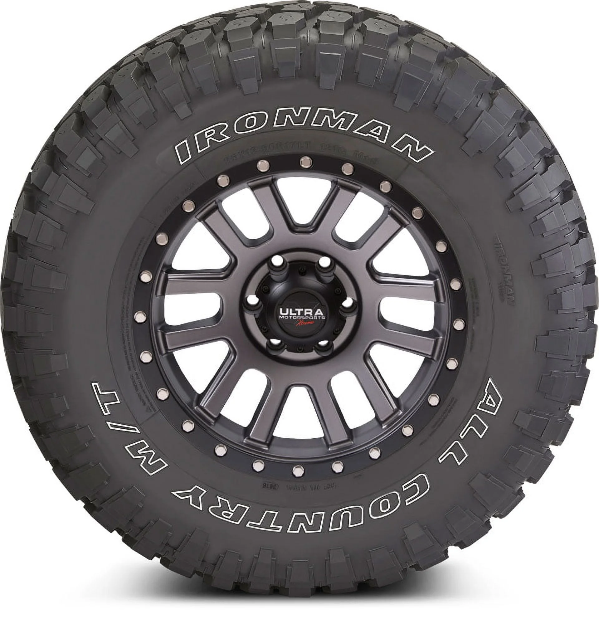 (Qty: 2) 37X12.50R20/12 Ironman All Country M/T 128Q tire