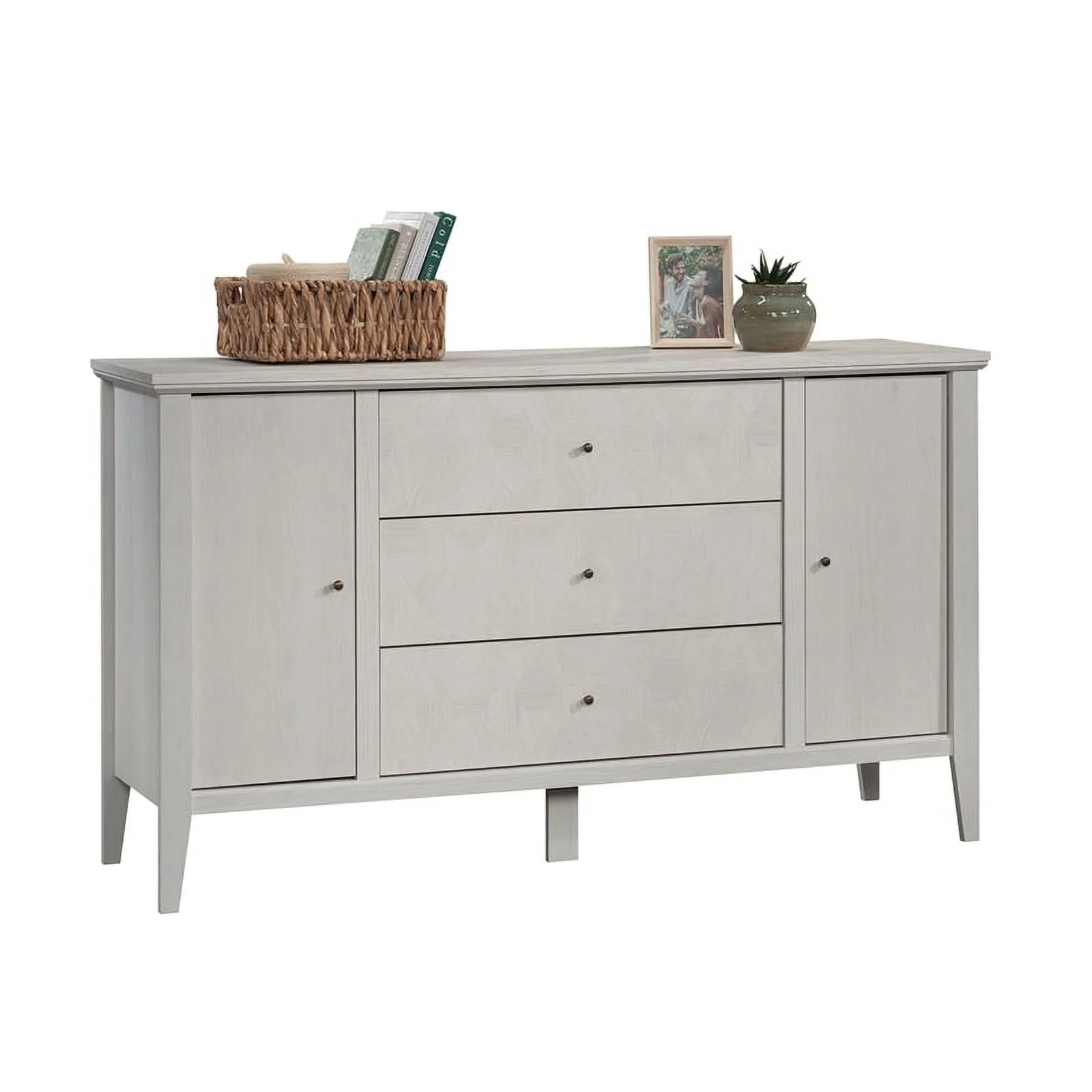 Sauder Larkin Ledge Engineered Wood Dresser in Glacier Oak Finish