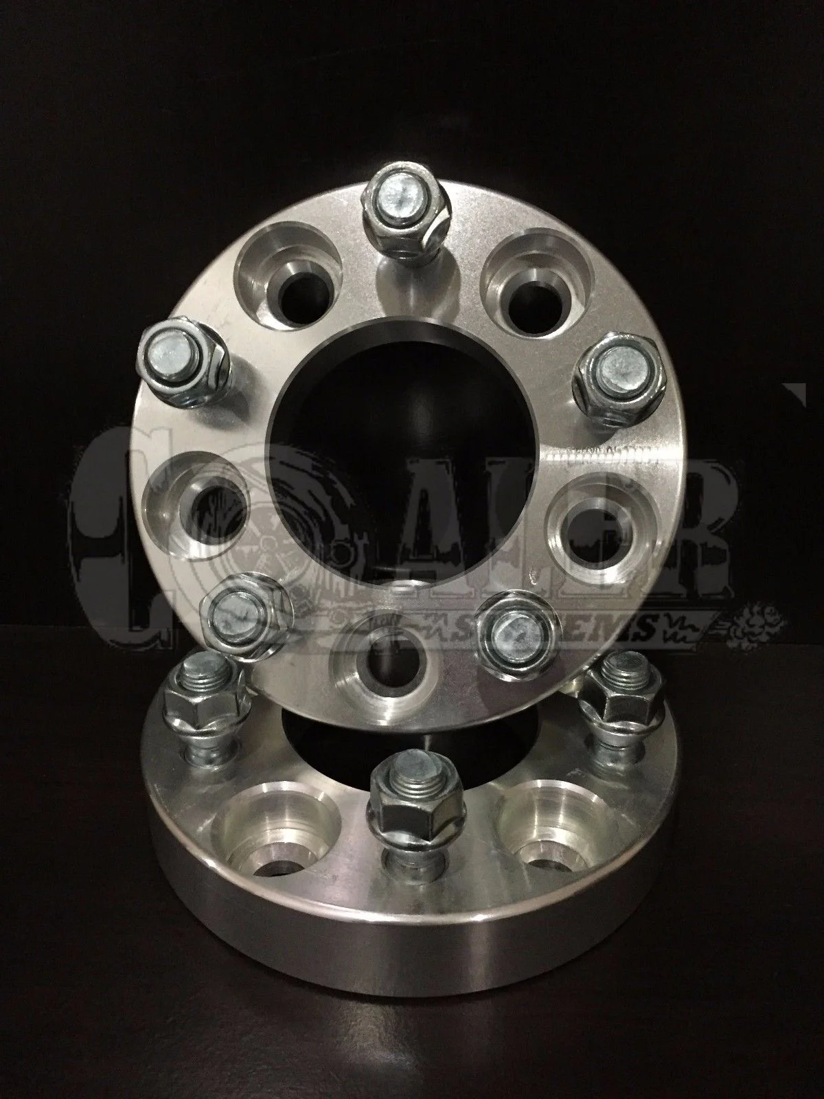 2 Wheel Spacers FOR SUBARU IMPREZA Hub 5 Lug Bolt Aluminum Adapters 1