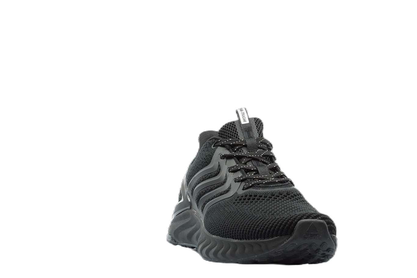 [E92557] Mens Peak Taichi Natural Black Running Shoes - 6