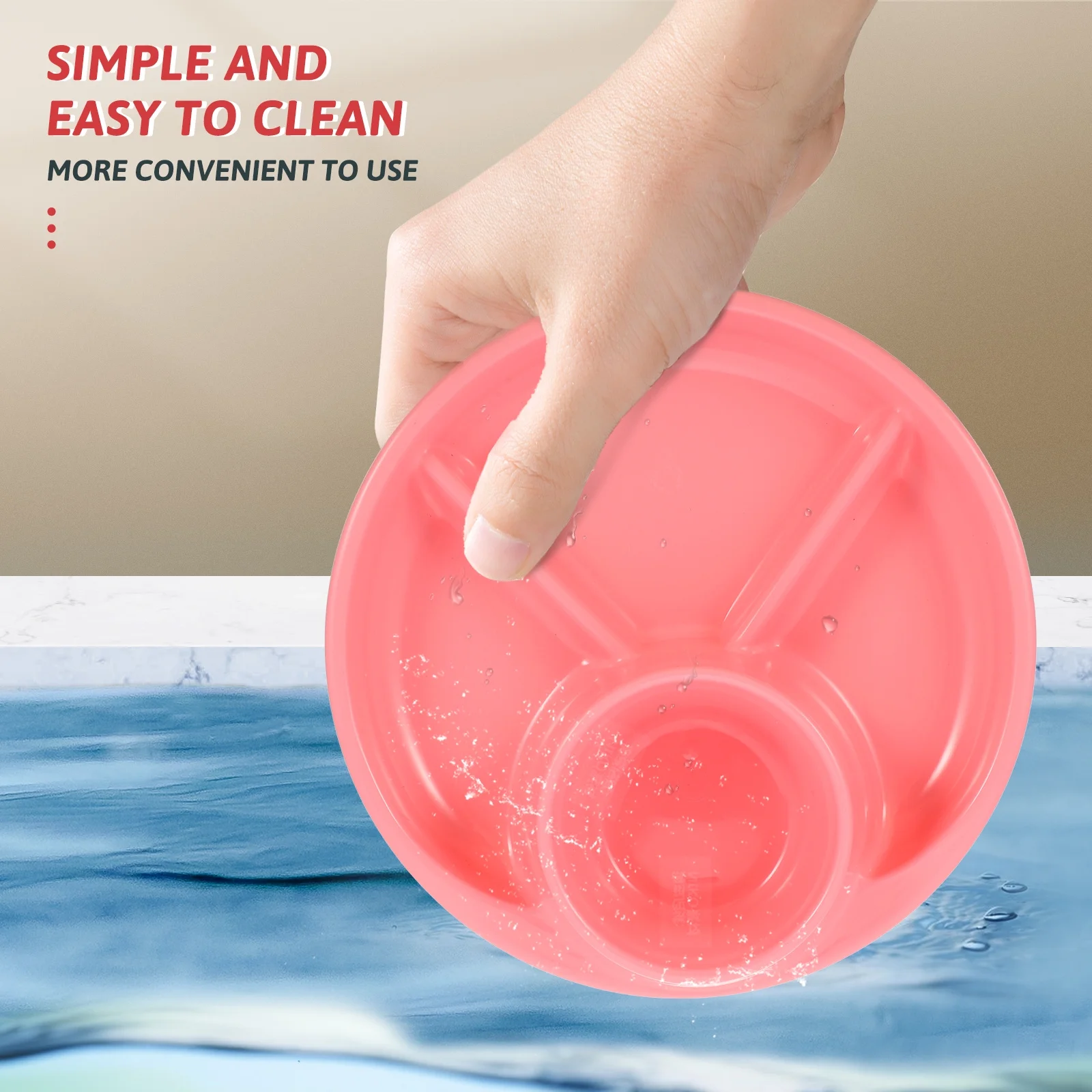 Breakfast Food Tray Practical Dining Plate Diet Dish Afternoon Tea Dessert Tray