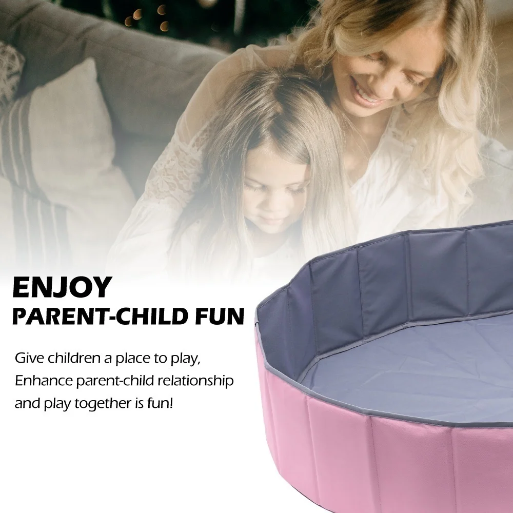 ODOMY Toy Tent Ocean Ball Pit Pool Baby Ball Pits Foldable Ball Pool Ocean Ball Pool Toy Washable Folding Fence