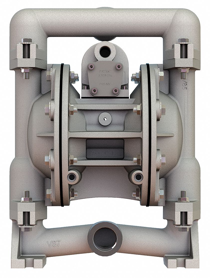 Versa-Matic DblDiaphPmp,NPT,Nitrile/Alum,3/8in,49gpm  E1AA2R229C-ATEX