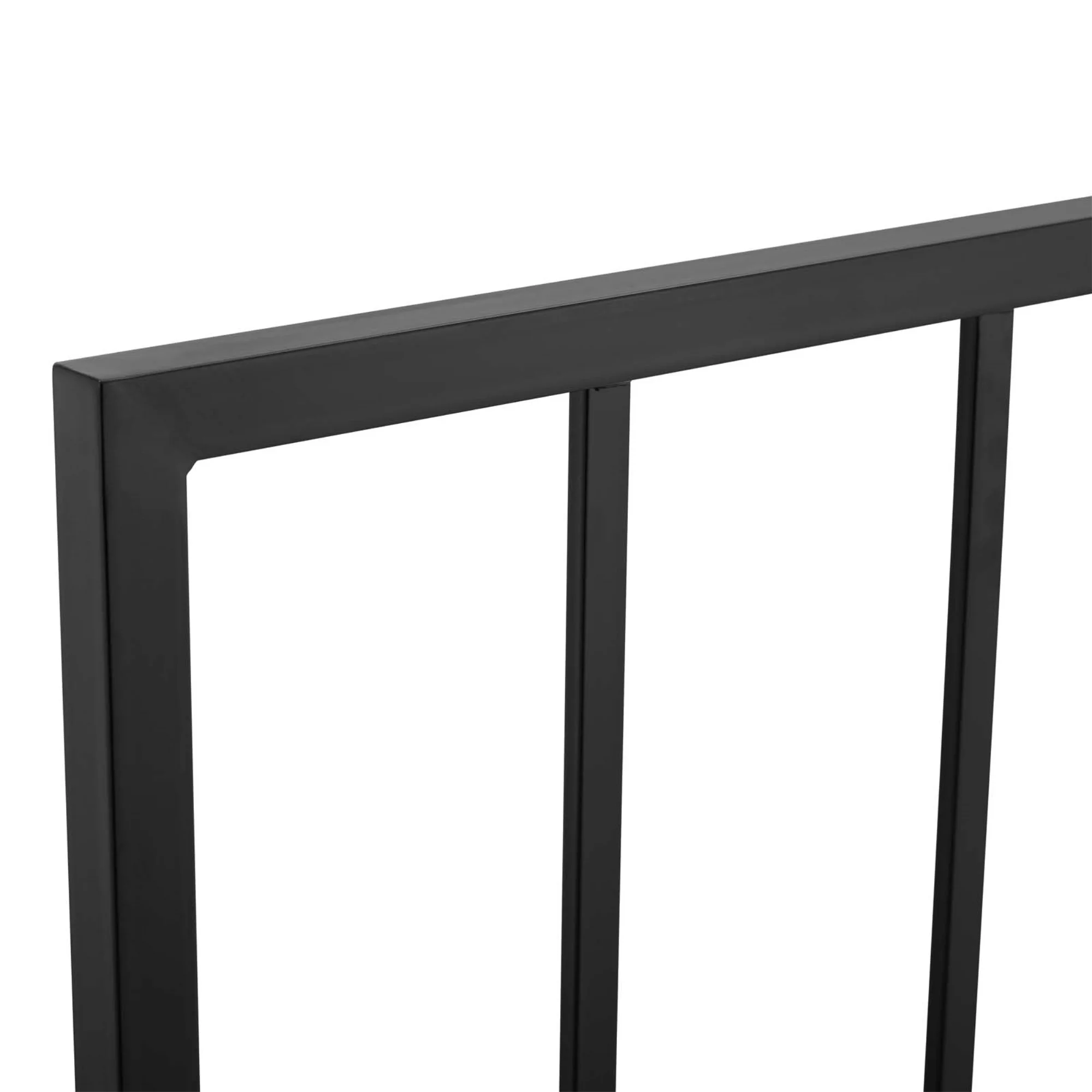 Modway Tatum Twin Metal Headboard, Black