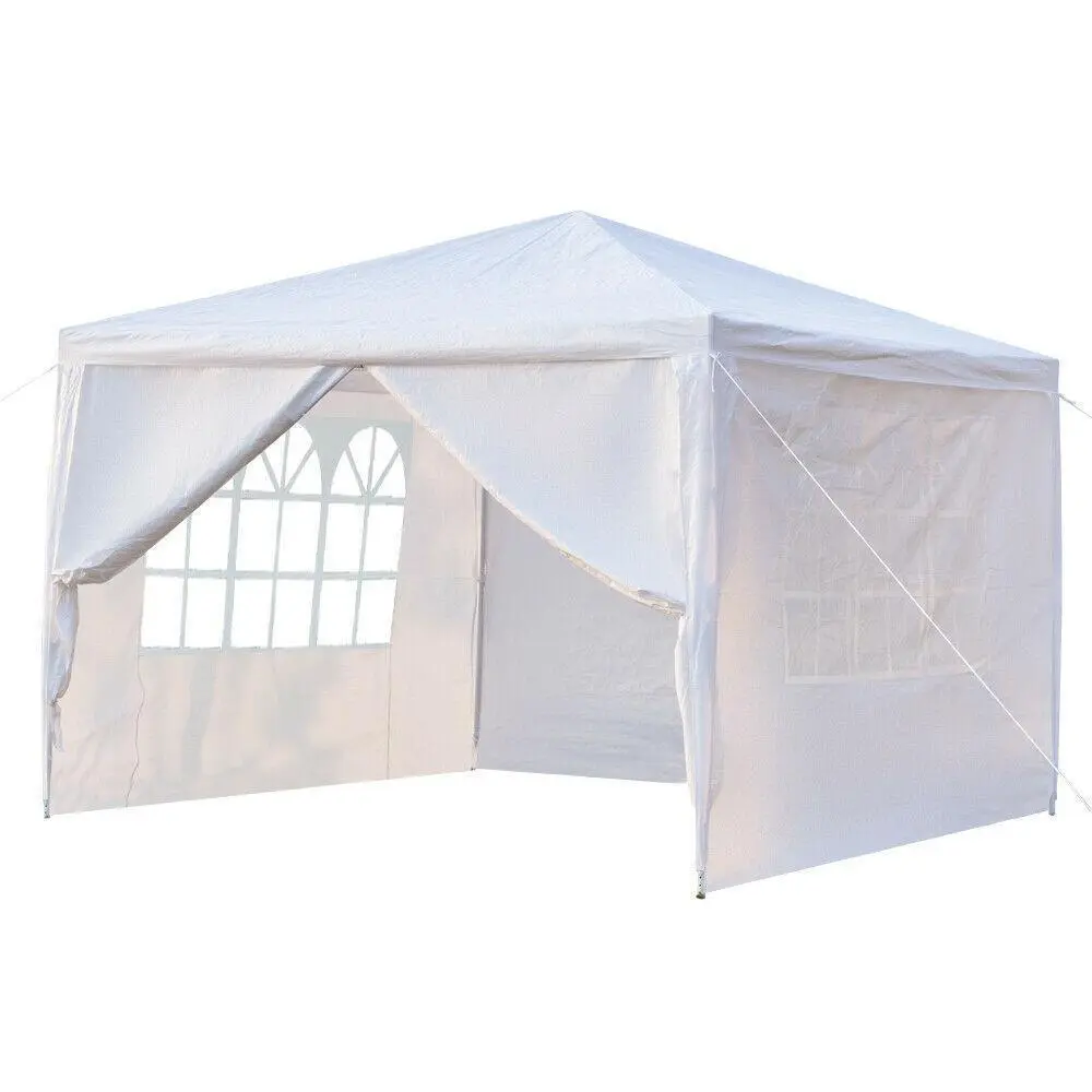 Party Canopy Tent Outdoor Gazebo Wedding Canopy 4 Removable Walls 10'x10'