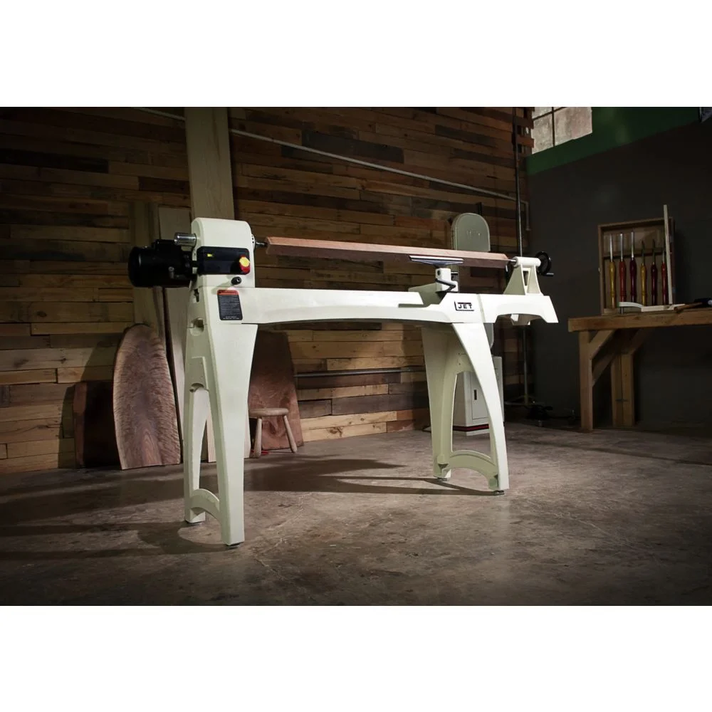 Jet Equipment B57851 14 x 40 in. 719400K Model JWL-1440VSK Wood Lathe with Legs