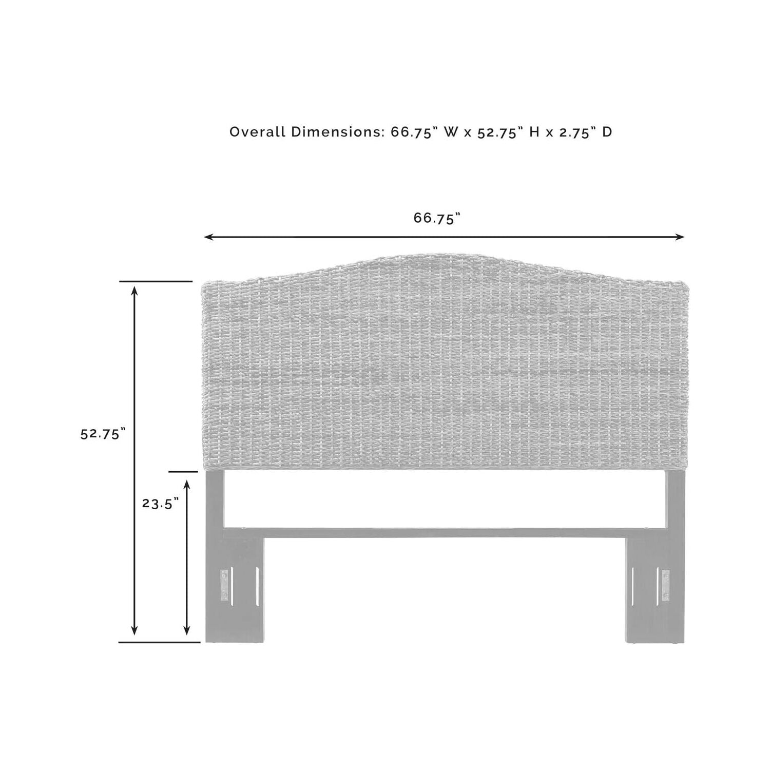 HomeStock Island Oasis Queen Headboard Banana Leaf
