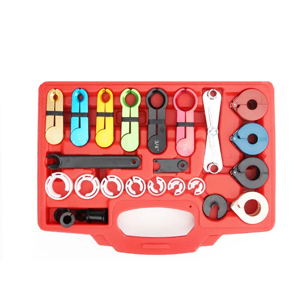 OWSOO Multifunctional Air Conditioner Oil Pipes Remover Refrigerant Remover Car Maintenance Fuel Tube Trachea Compressor Removal Tool