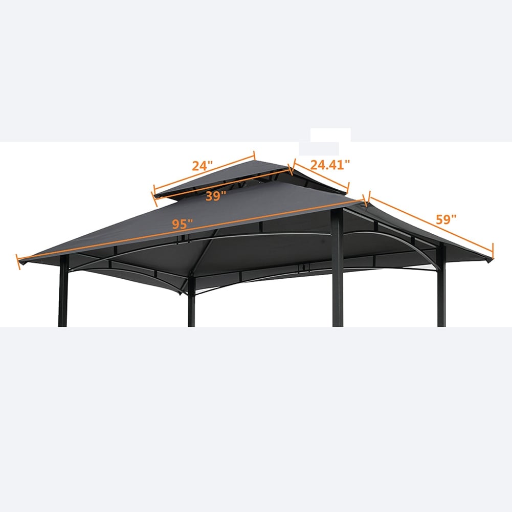 8x5Ft Grill Gazebo Replacement Canopy