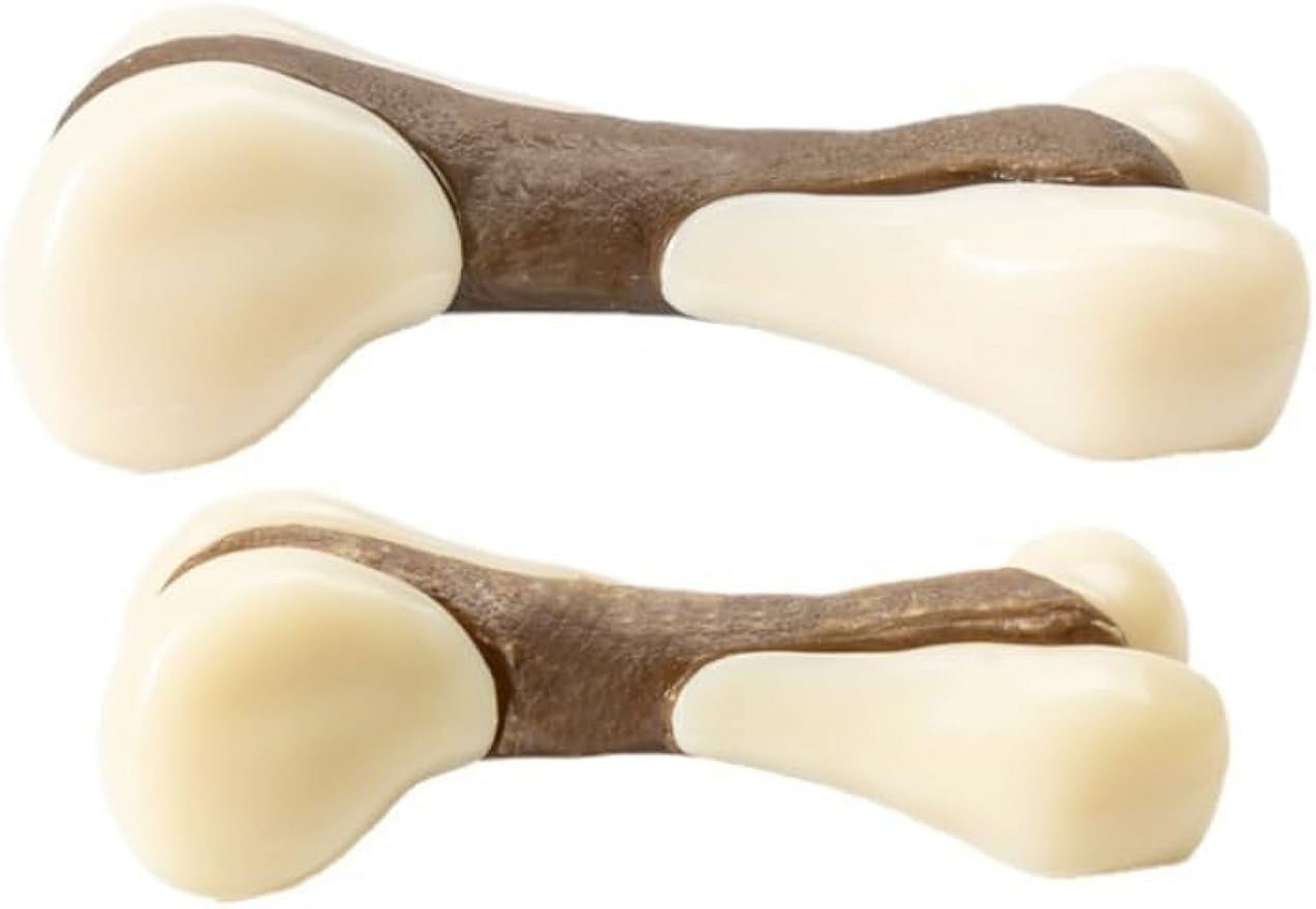 Intertest 2 Eat and Play with Bones, Clean Teeth, Grind Teeth, Stick Cowhide, Stick Dog Bite Gum, Hind Leg Bone Chew Dog Bite Toy, Pet Toy
