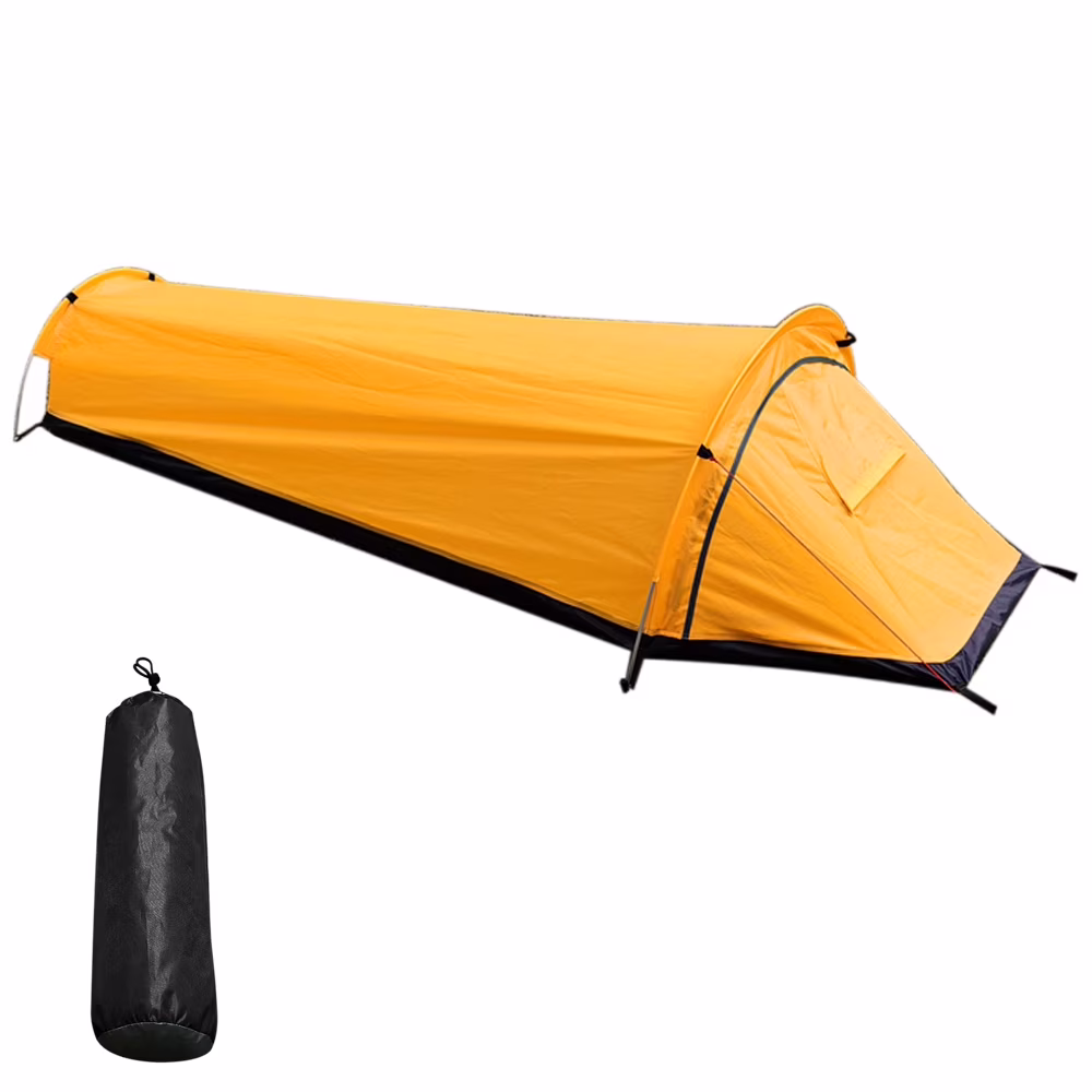 Yabuy Backpacking Tent Camping Sleeping Bag Tent Lightweight Single Person Tent