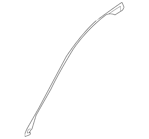 New Genuine BMW Seal Door Seam Roof Front (2009-2015) OE 51337178007