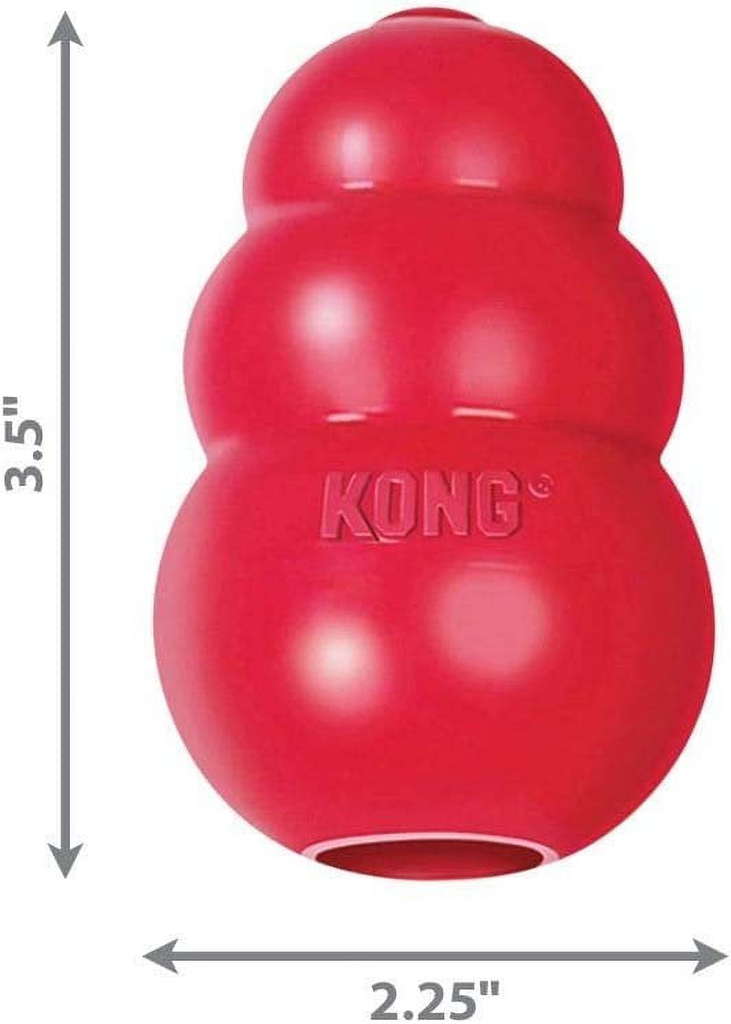 KONG Classic Medium Dog Toy Red Medium Pack of 2
