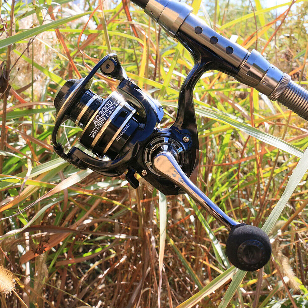 12BB Metal Spinning Fishing Reel 5.2:1 Saltwater Freshwater Right Left Hand Reel