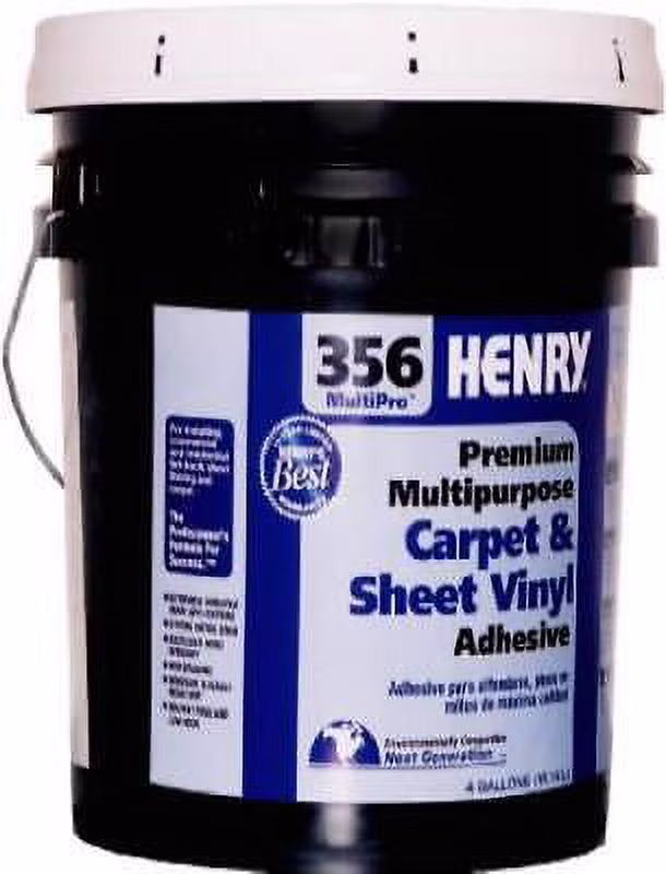 Henry 356 MultiPro Premium Multi-Purpose High Strength Paste Carpet & Sheet Vinyl Adhesive 4 gal.
